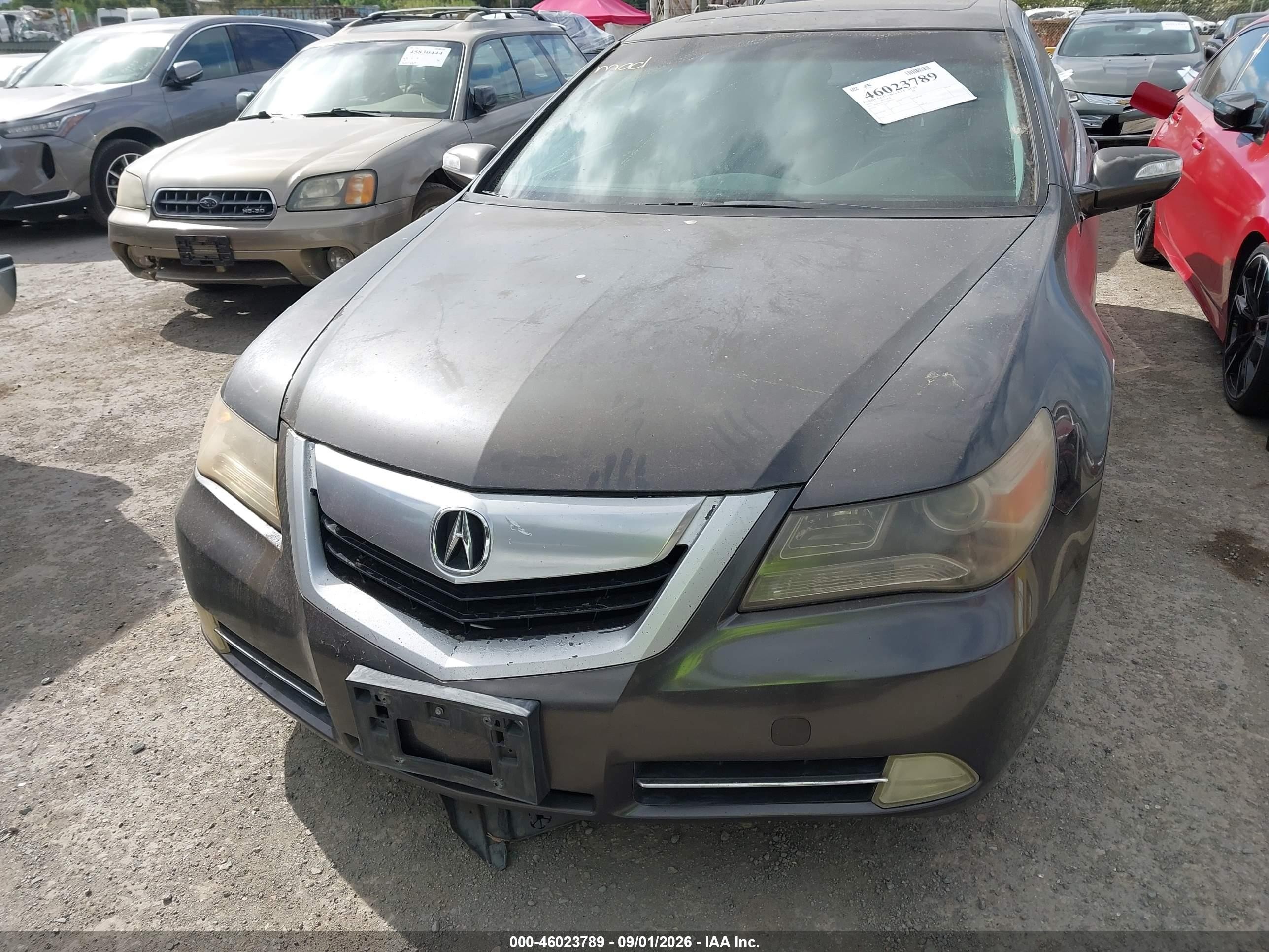2010 Acura Rl 3.7 Gray vin: JH4KB2F65AC000715