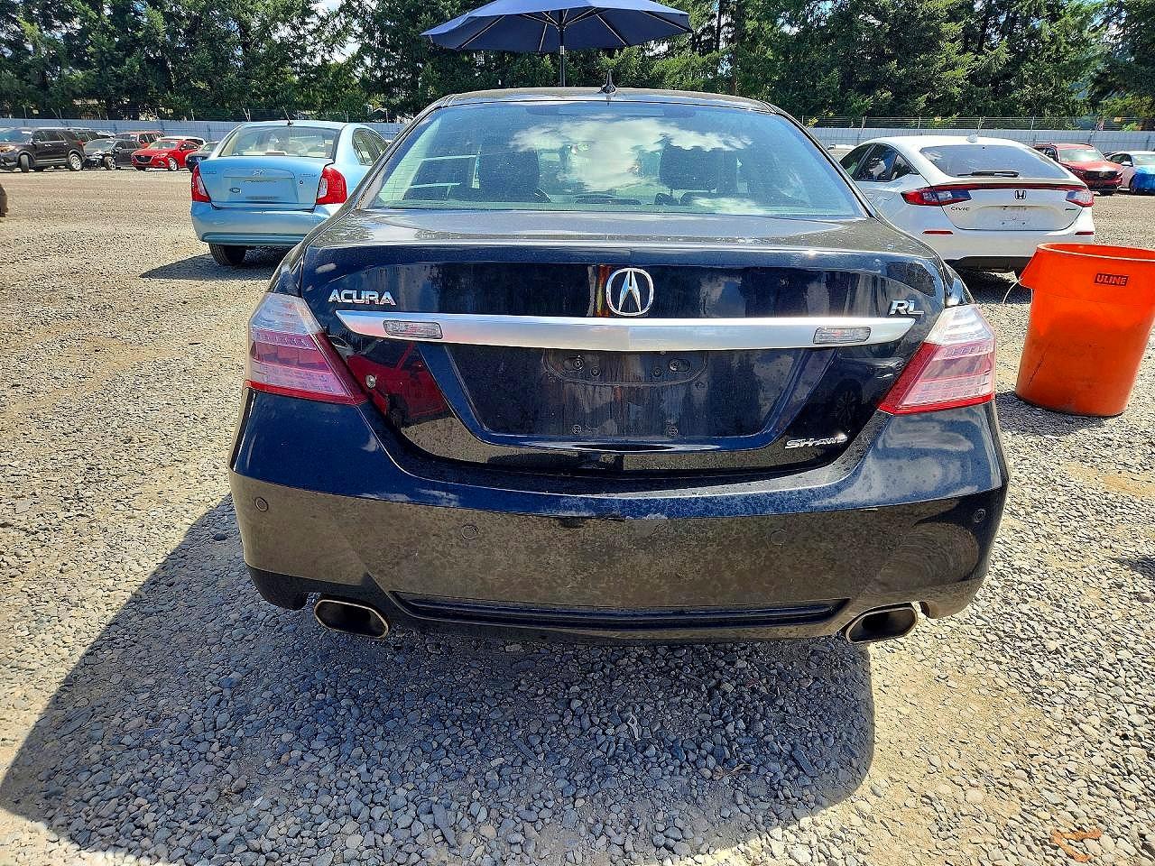 2011 Acura Rl Black vin: JH4KB2F65BC000893