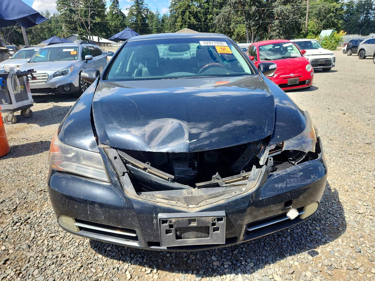 2011 Acura Rl Black vin: JH4KB2F65BC000893