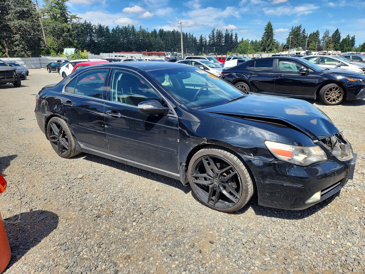 2011 Acura Rl Black vin: JH4KB2F65BC000893