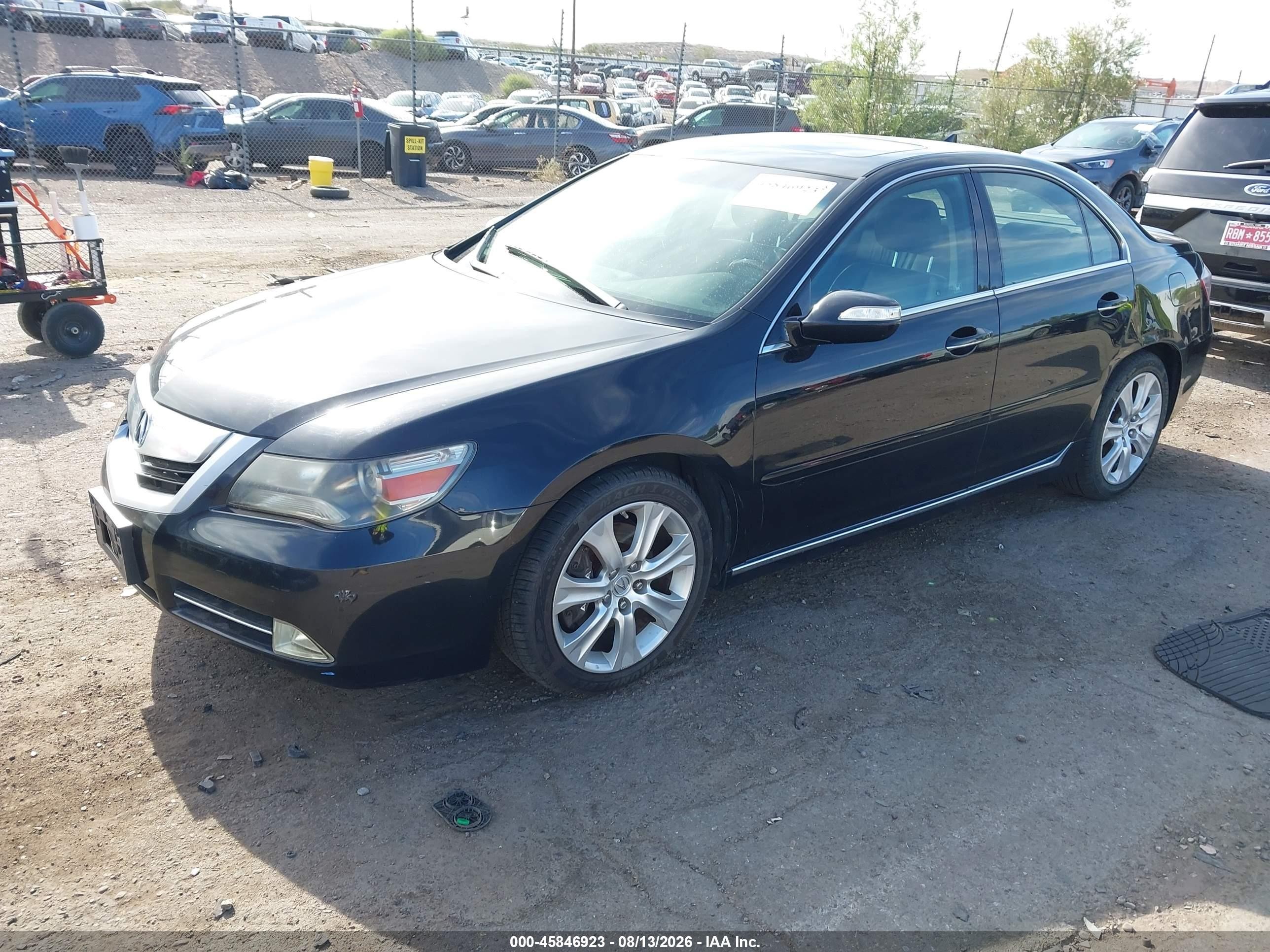 2010 Acura Rl 3.7 Black vin: JH4KB2F67AC001896