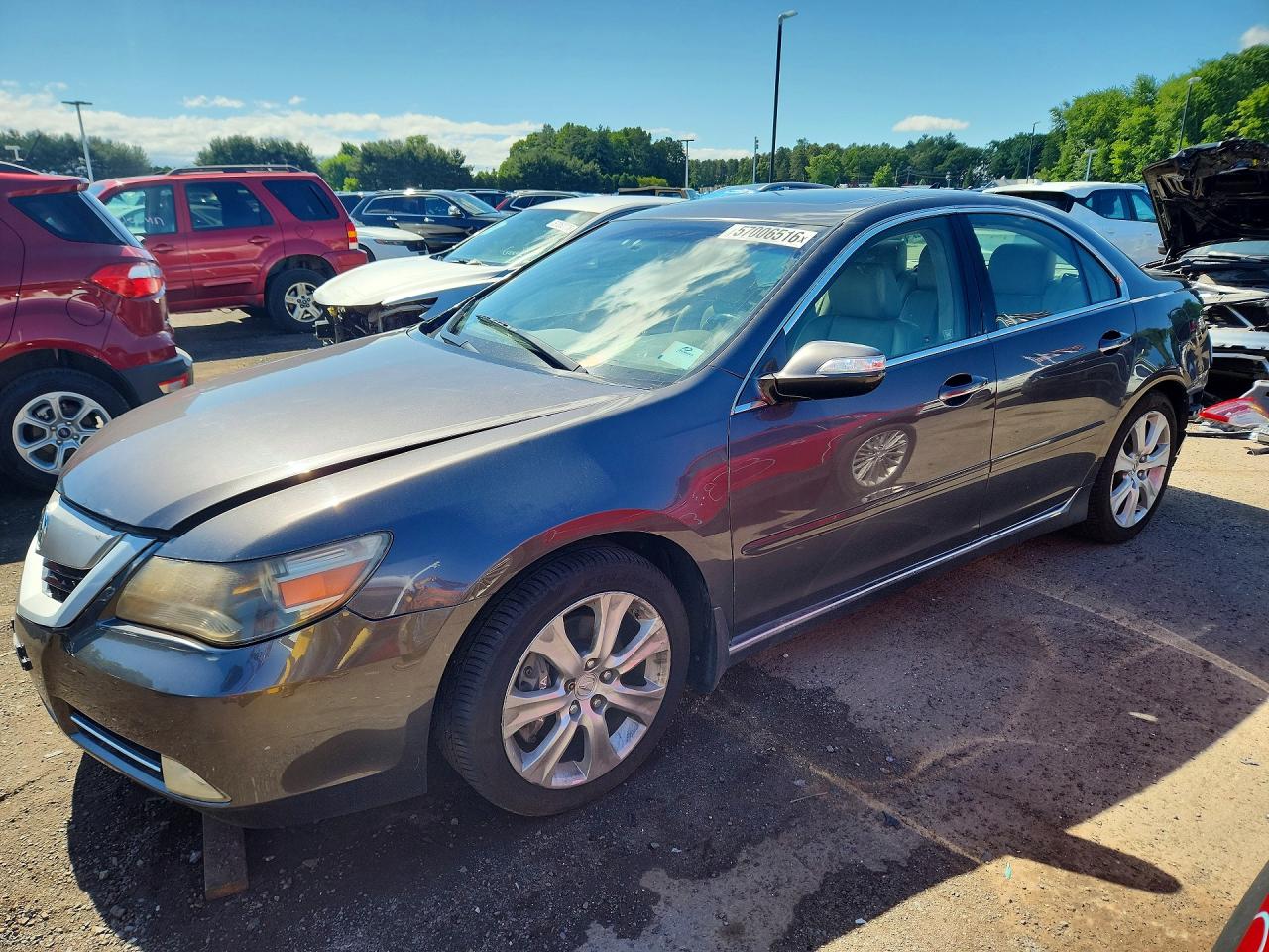 2010 Acura Rl Gray vin: JH4KB2F68AC001809