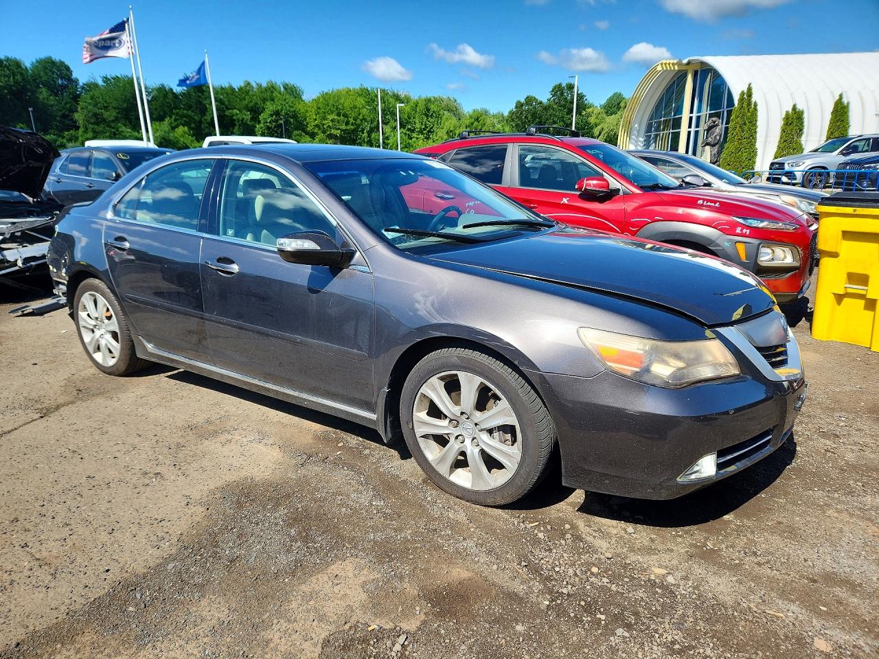 2010 Acura Rl Серый vin: JH4KB2F68AC001809
