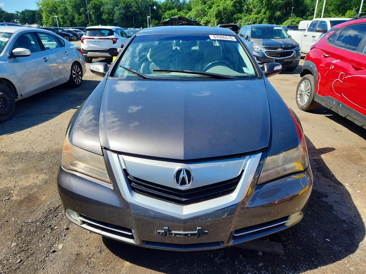 2010 Acura Rl Серый vin: JH4KB2F68AC001809