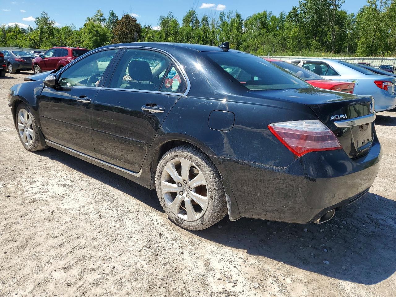 2010 Acura Rl Black vin: JH4KB2F68AC002586
