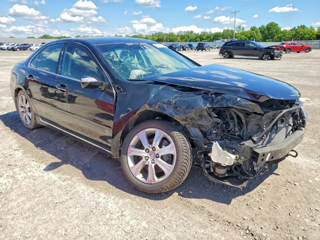 2010 Acura Rl Black vin: JH4KB2F68AC002586