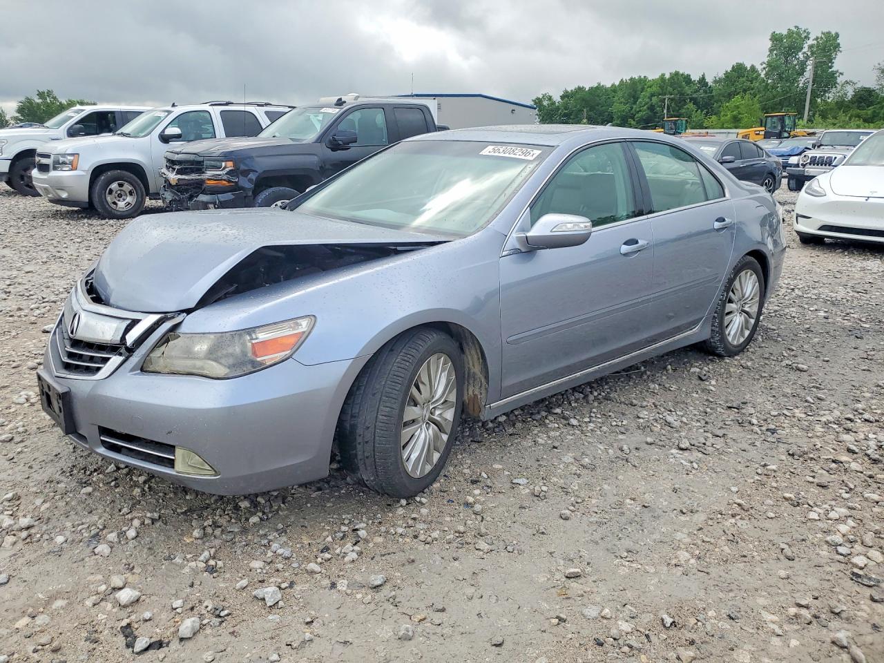 2011 Acura Rl Blue vin: JH4KB2F69BC000802