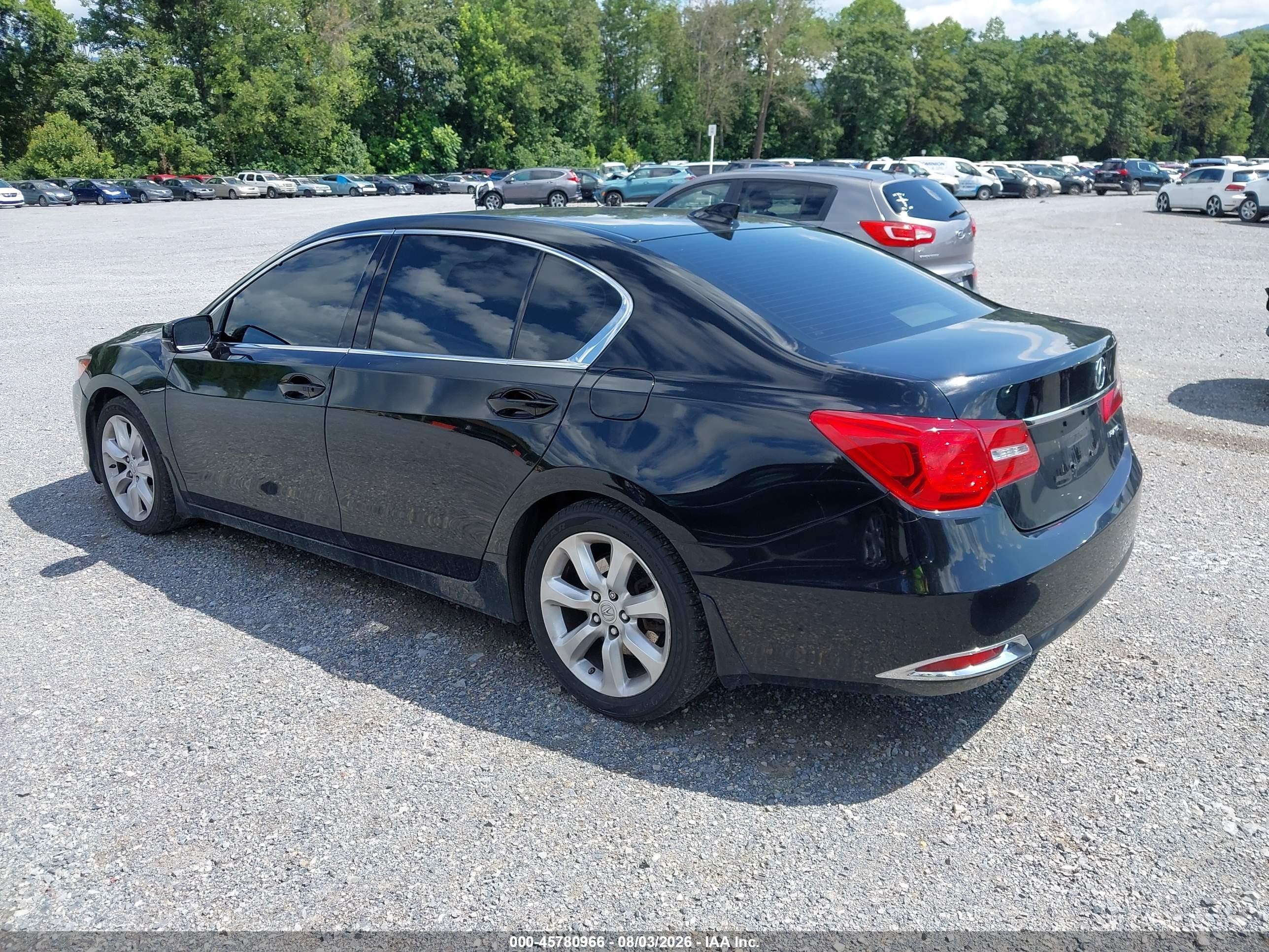 2014 Acura Rlx   Черный vin: JH4KC1F31EC004800