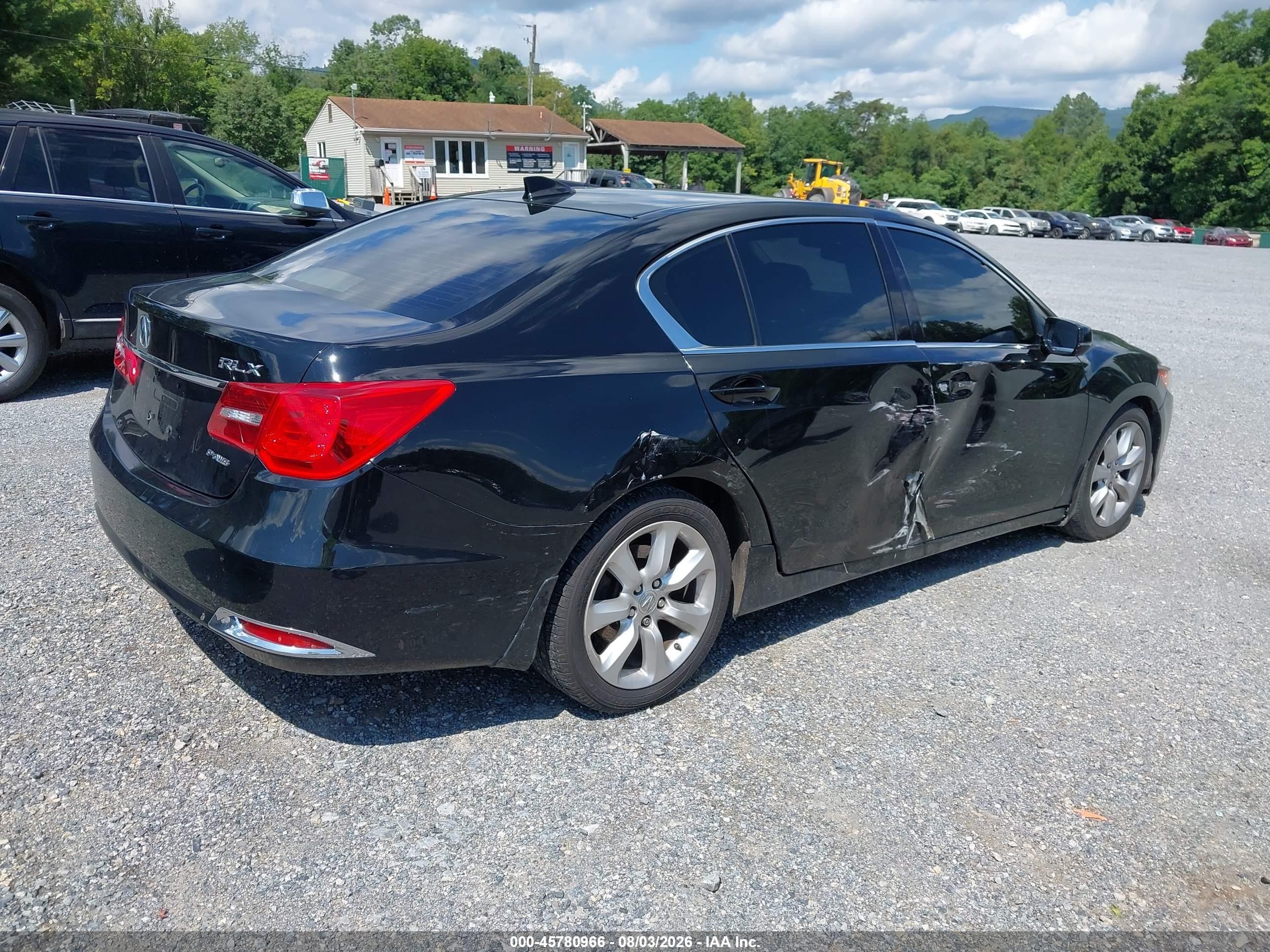 2014 Acura Rlx   Черный vin: JH4KC1F31EC004800