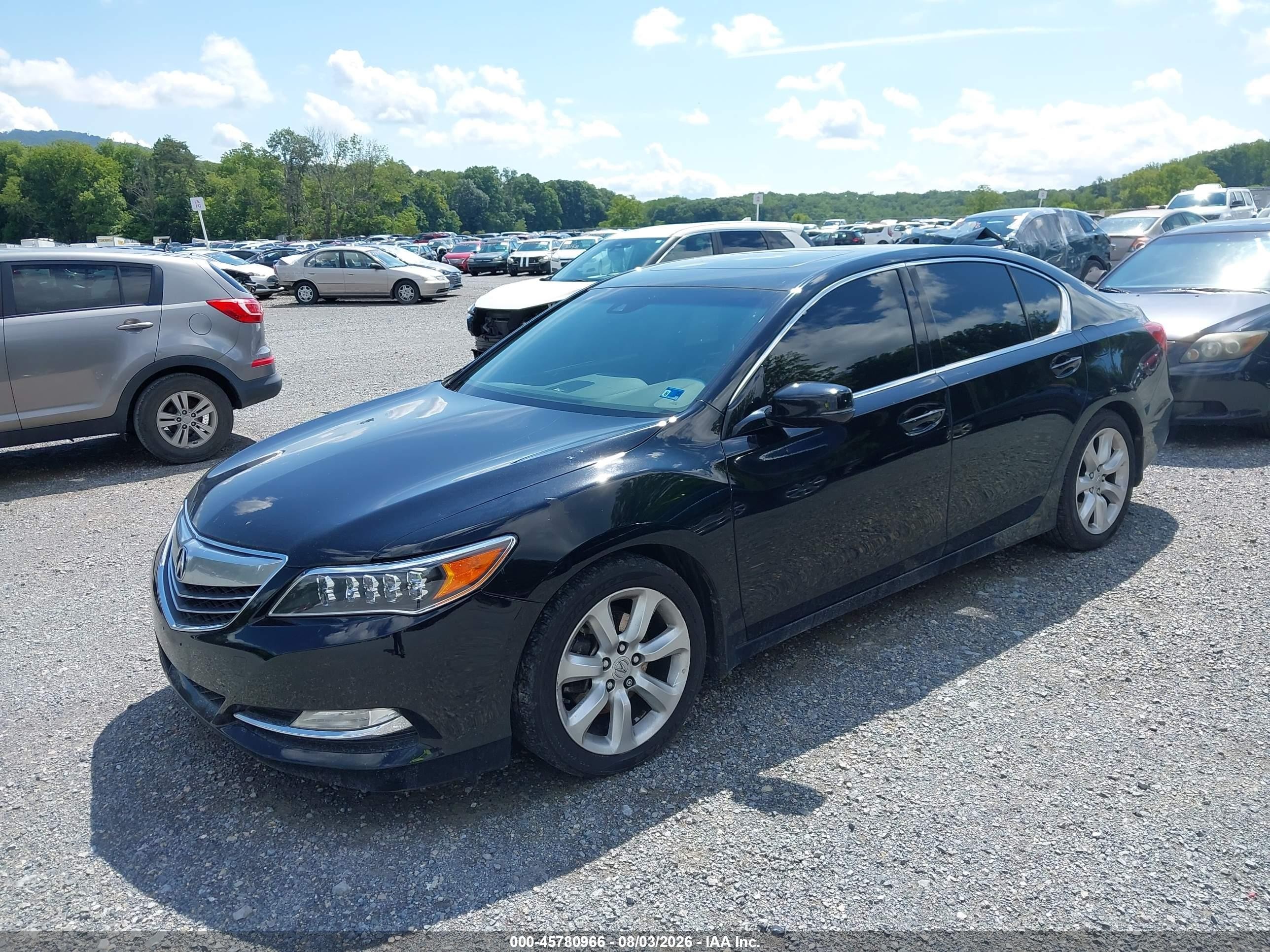 2014 Acura Rlx   Черный vin: JH4KC1F31EC004800