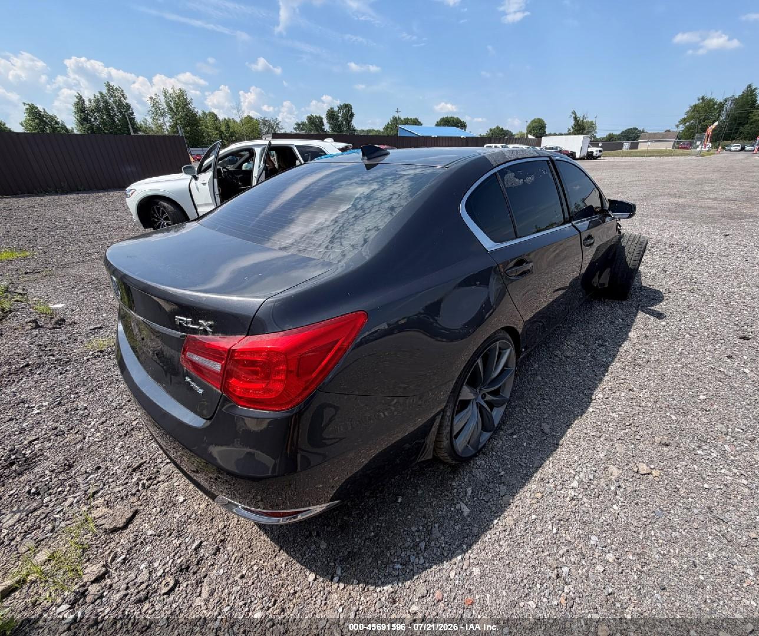 2014 Acura Rlx   Black vin: JH4KC1F36EC003643