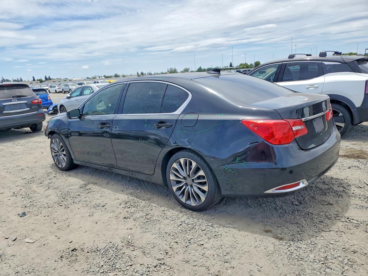2014 Acura Rlx Black vin: JH4KC1F36EC004808