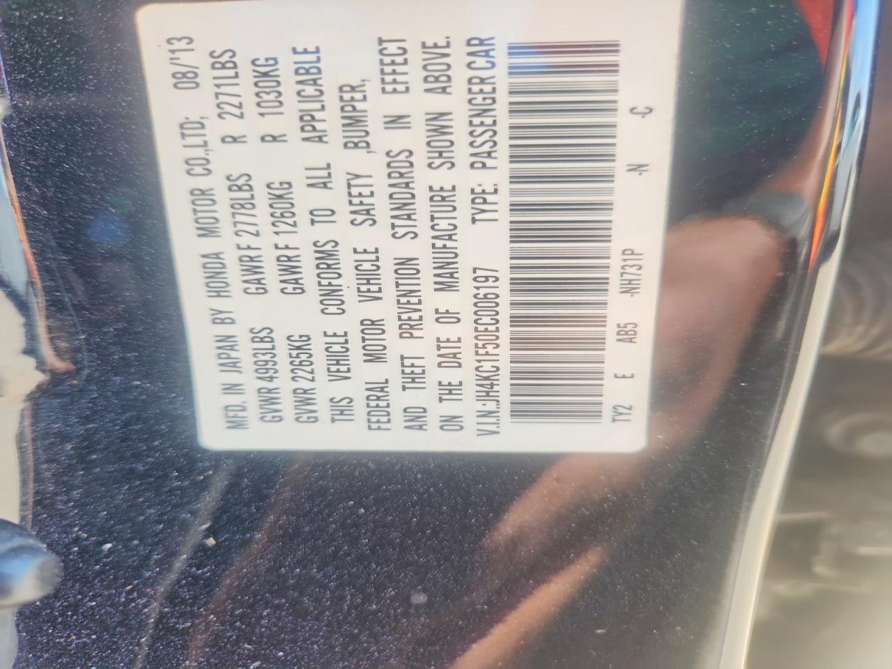 2014 Acura Rlx Tech Black vin: JH4KC1F50EC006197