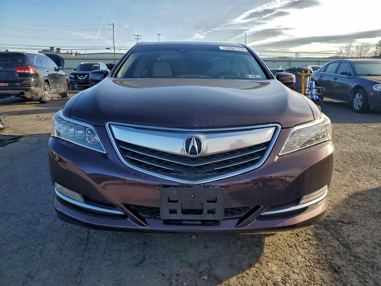 2015 Acura Rlx Tech Burgundy vin: JH4KC1F50FC000448