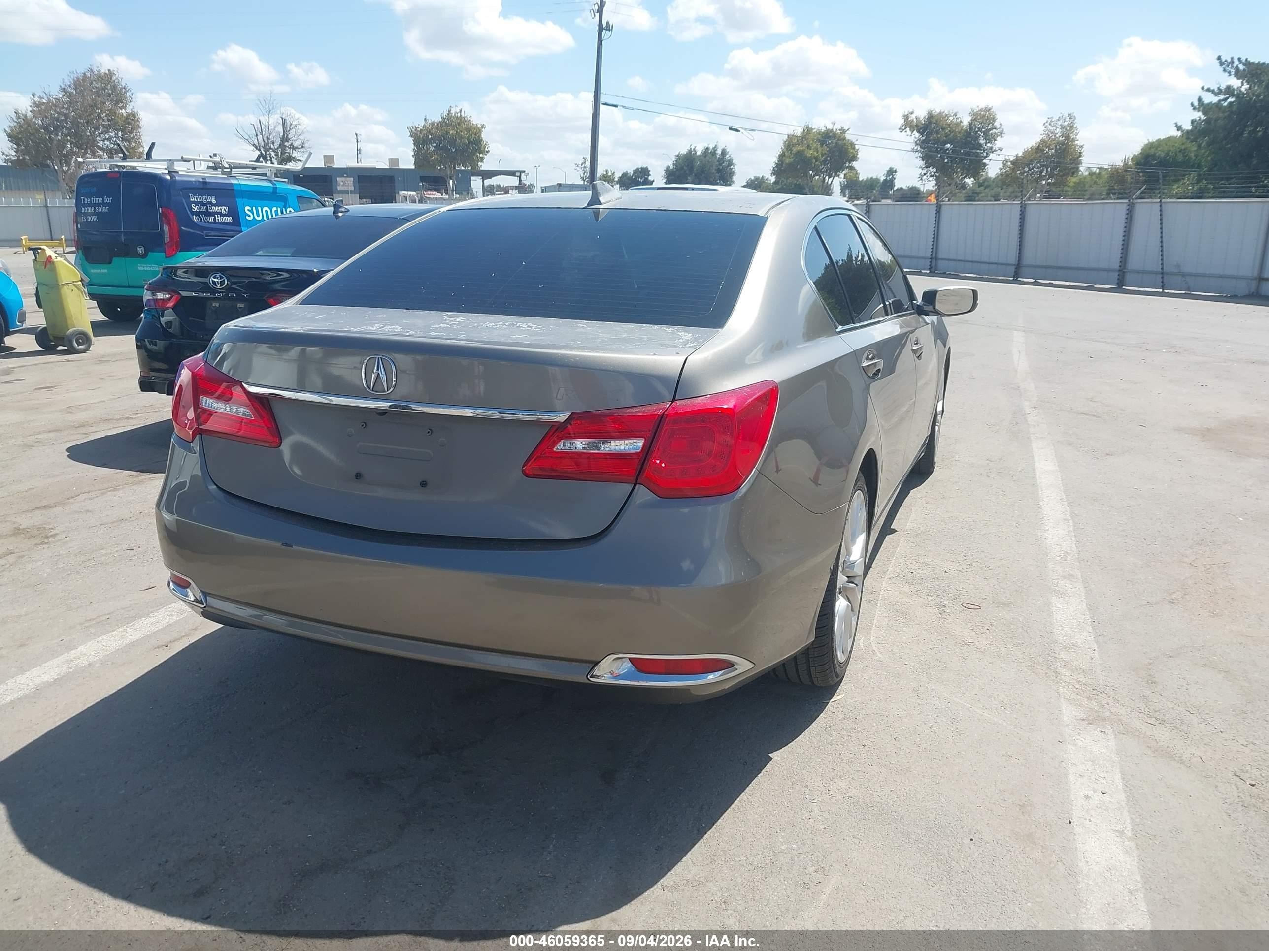 2014 Acura Rlx   Gray vin: JH4KC1F51EC006063