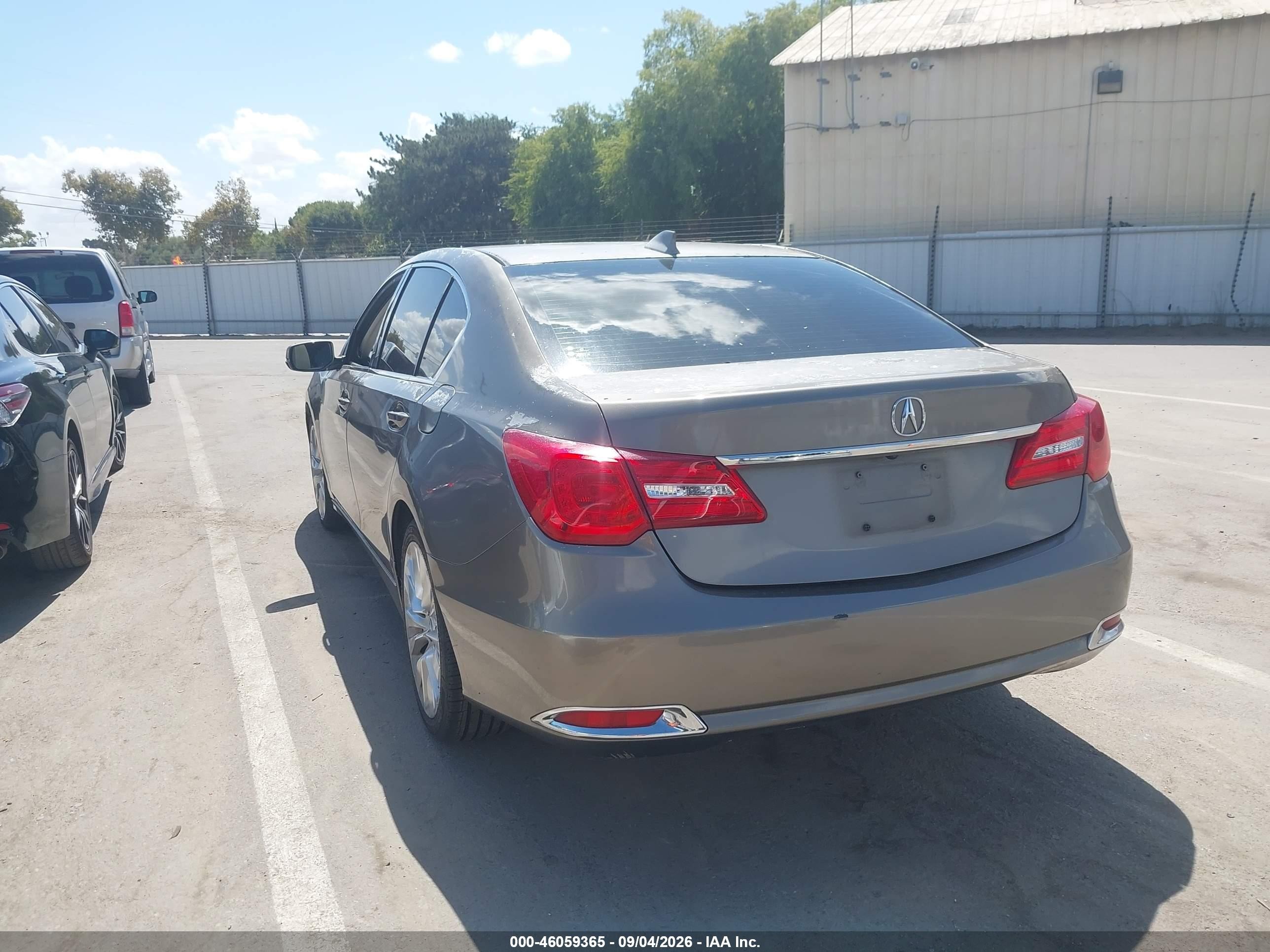2014 Acura Rlx   Gray vin: JH4KC1F51EC006063