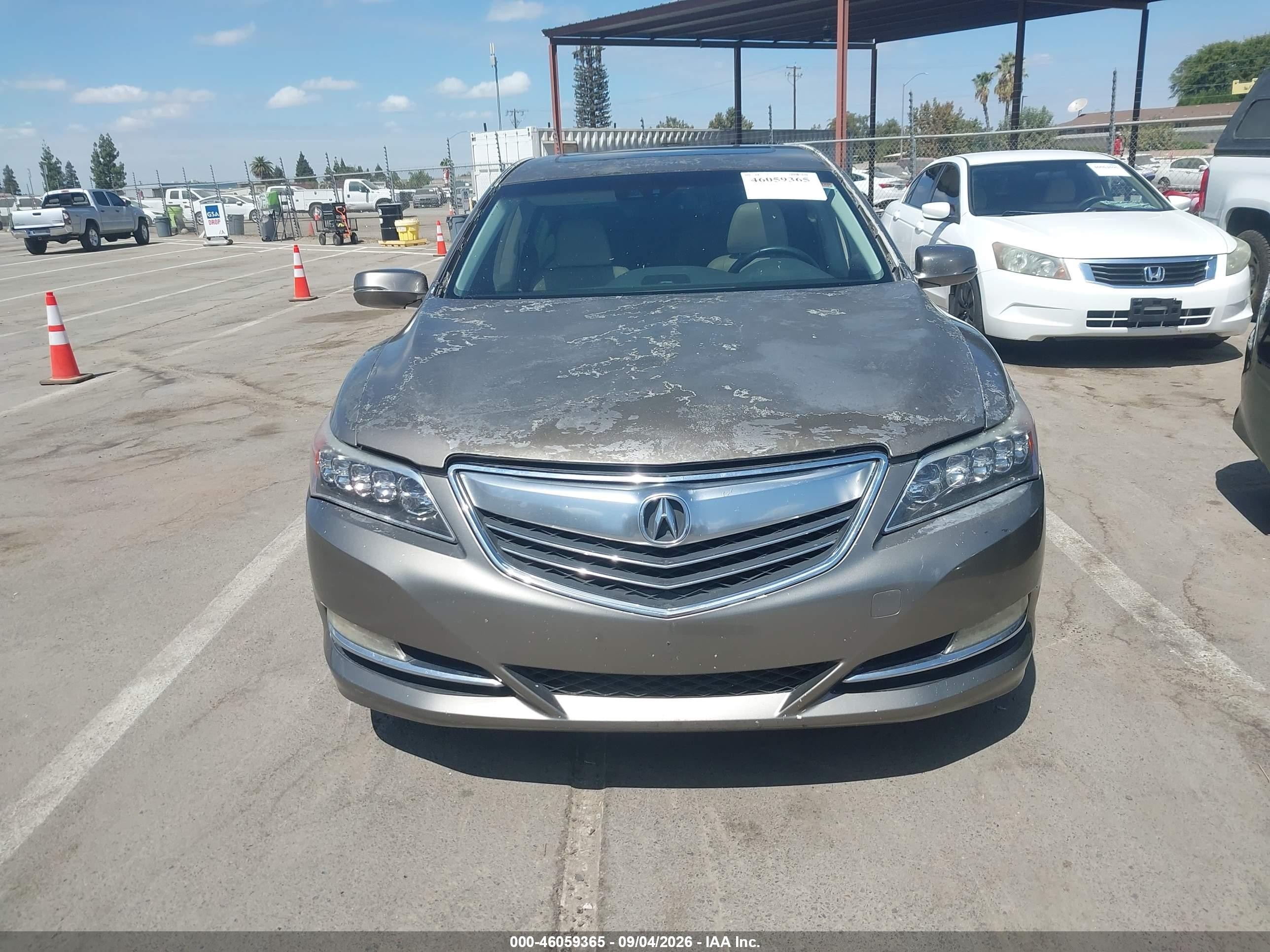 2014 Acura Rlx   Gray vin: JH4KC1F51EC006063