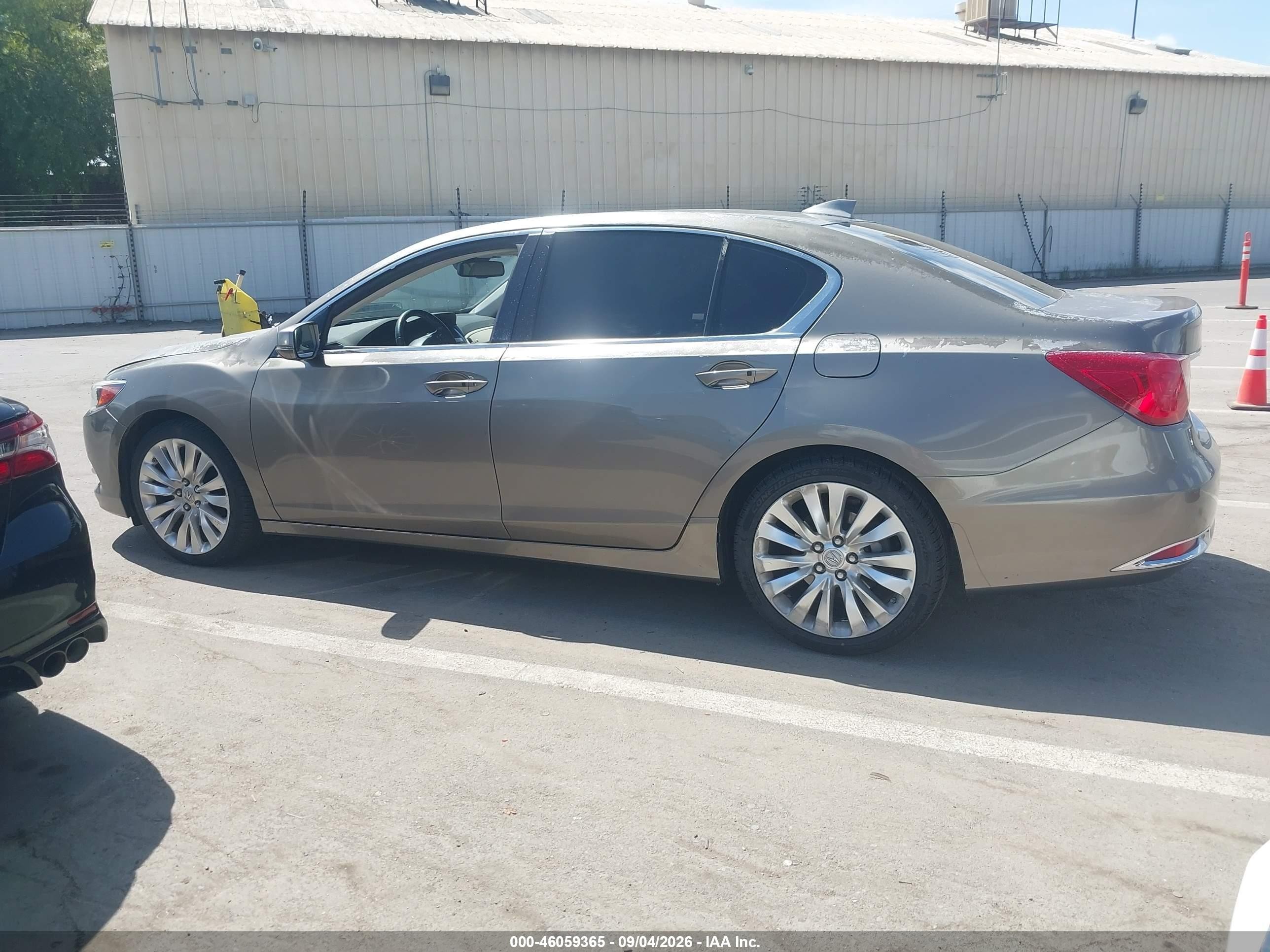 2014 Acura Rlx   Gray vin: JH4KC1F51EC006063