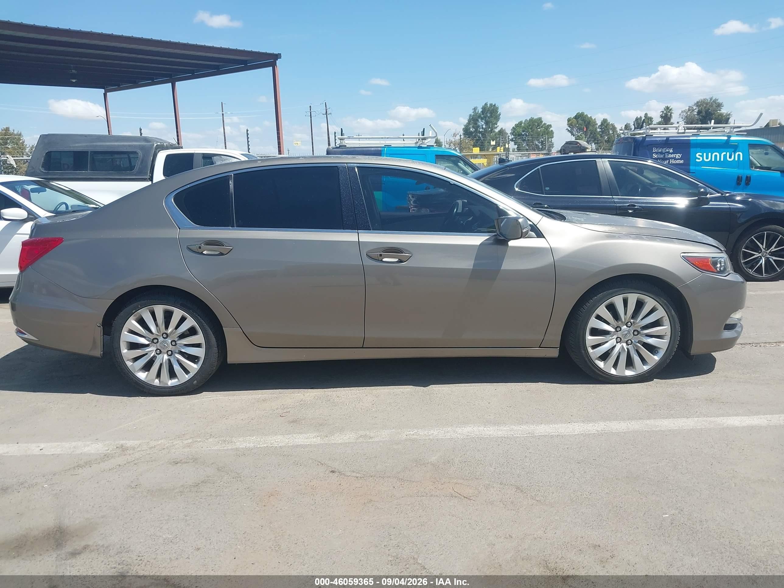 2014 Acura Rlx   Gray vin: JH4KC1F51EC006063