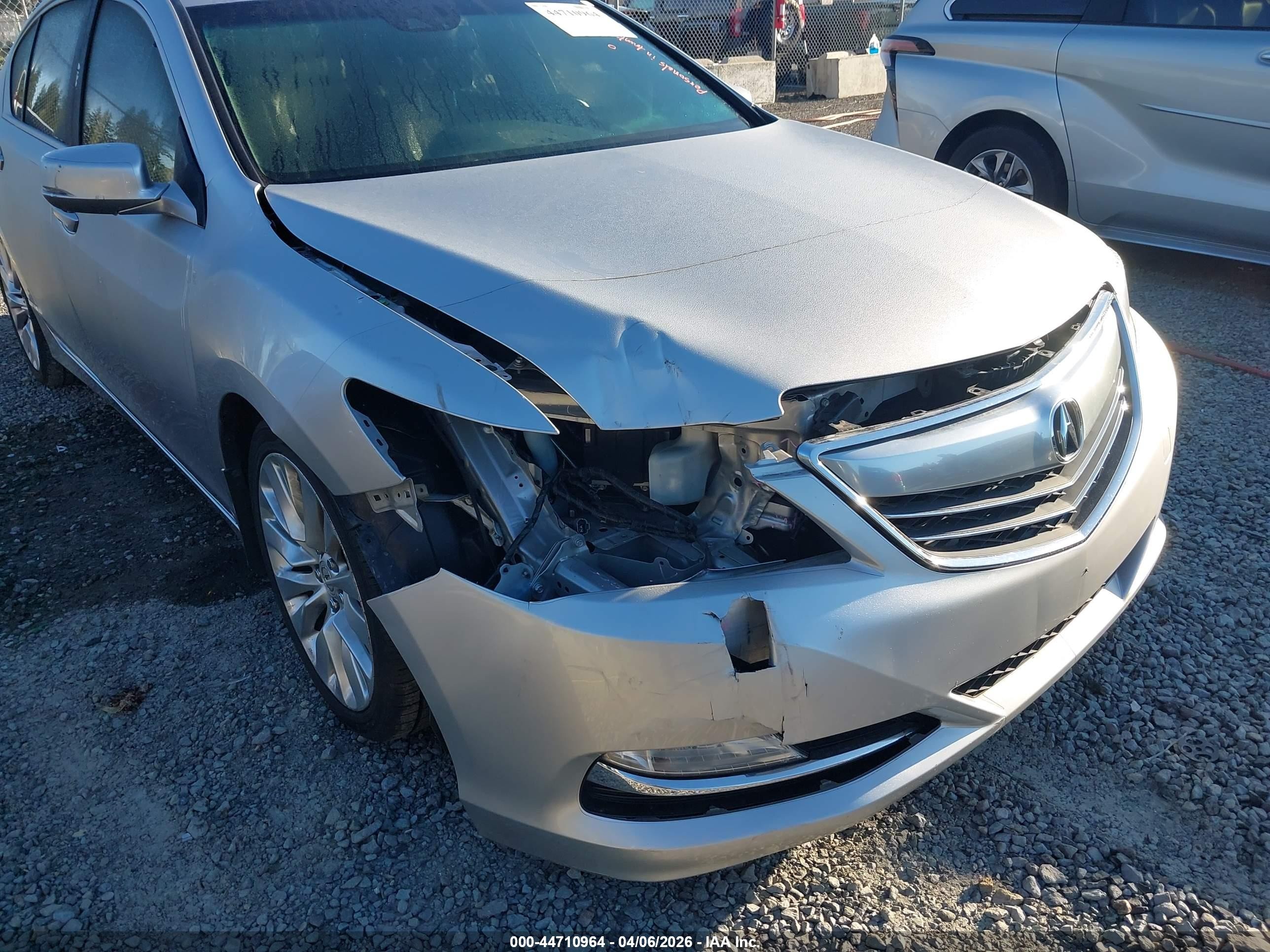 2014 Acura Rlx   Silver vin: JH4KC1F52EC004533