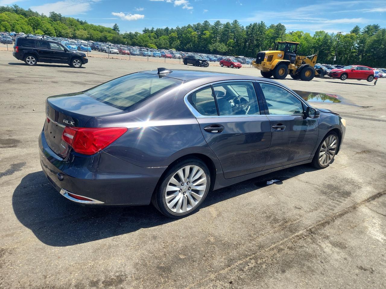 2014 Acura Rlx Tech Серый vin: JH4KC1F52EC006993