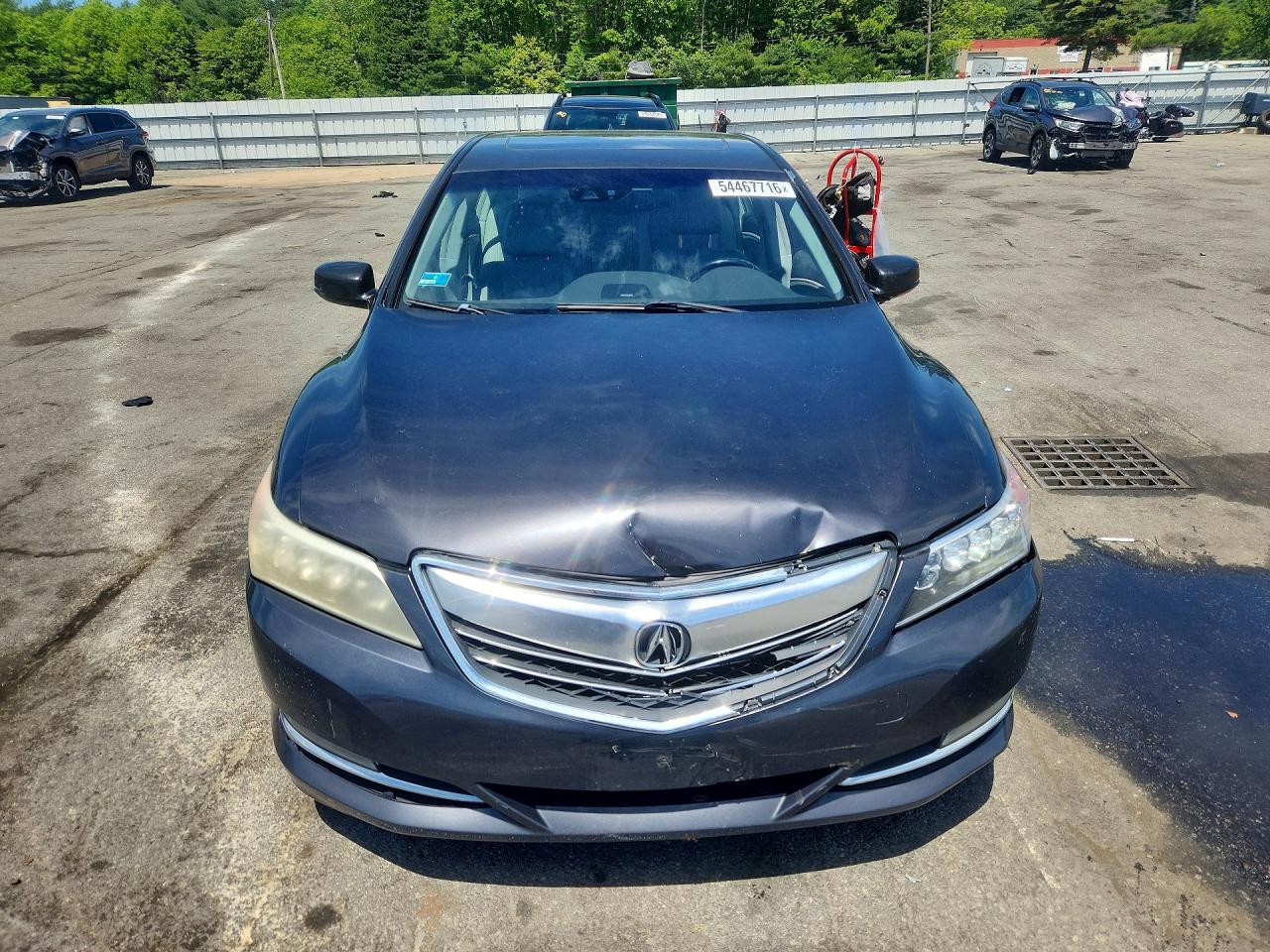 2014 Acura Rlx Tech Серый vin: JH4KC1F52EC006993