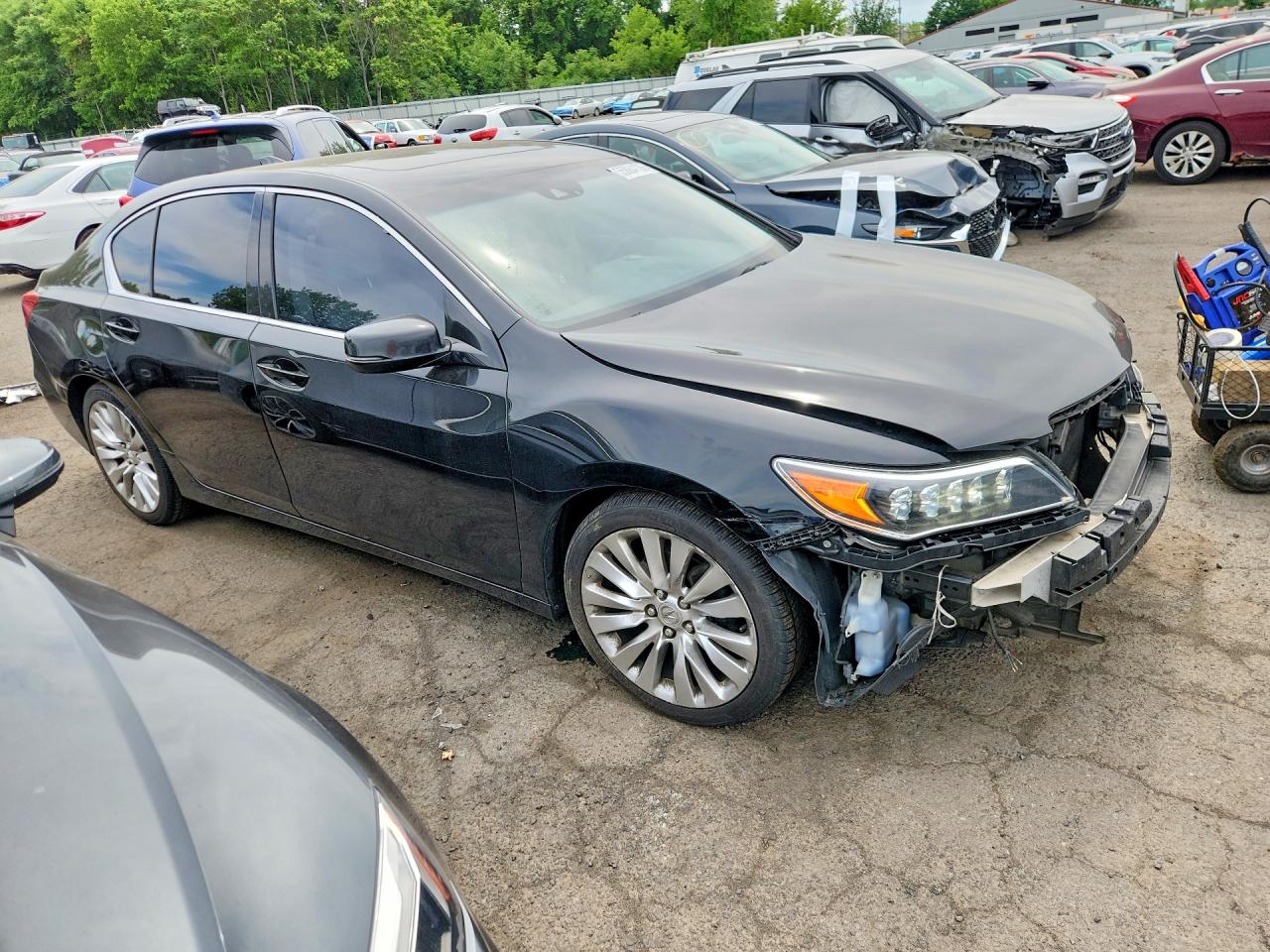 2014 Acura Rlx Tech Black vin: JH4KC1F53EC003018