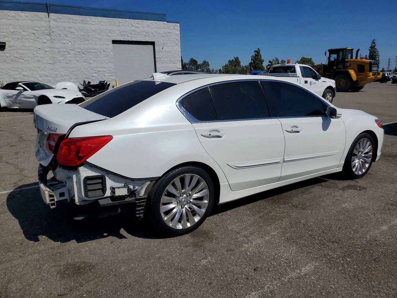 2014 Acura Rlx Tech White vin: JH4KC1F54EC007384