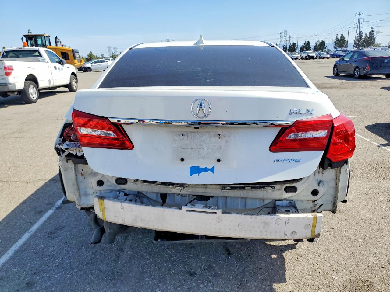 2014 Acura Rlx Tech White vin: JH4KC1F54EC007384