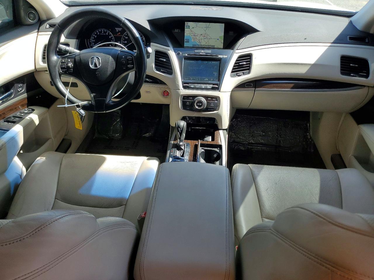 2014 Acura Rlx Tech White vin: JH4KC1F54EC007384