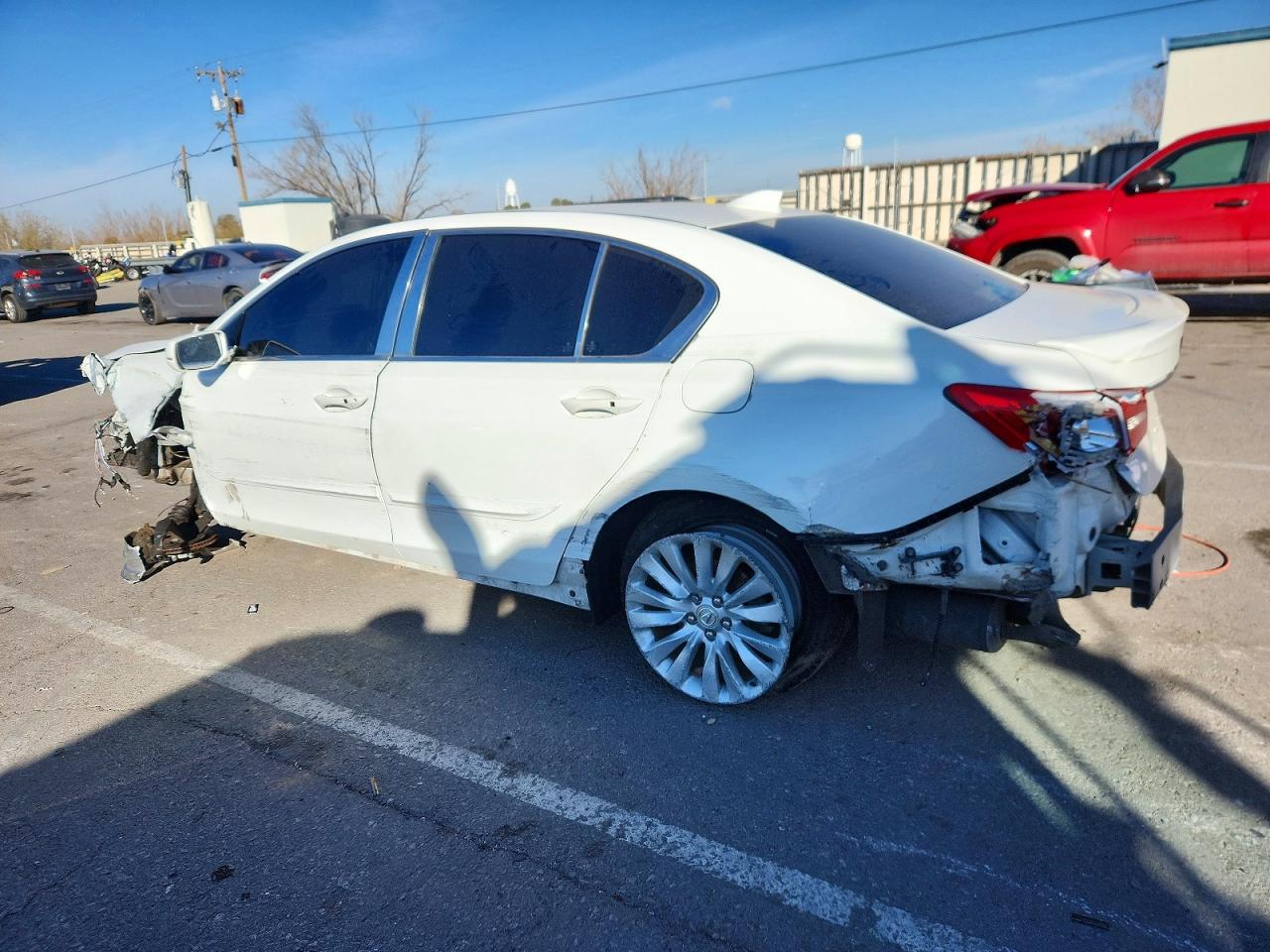 2014 Acura Rlx Tech Белый vin: JH4KC1F55EC004297
