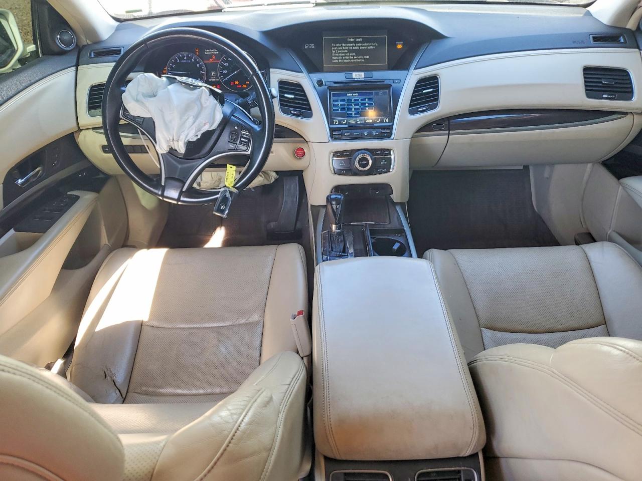 2014 Acura Rlx Tech Белый vin: JH4KC1F55EC004297