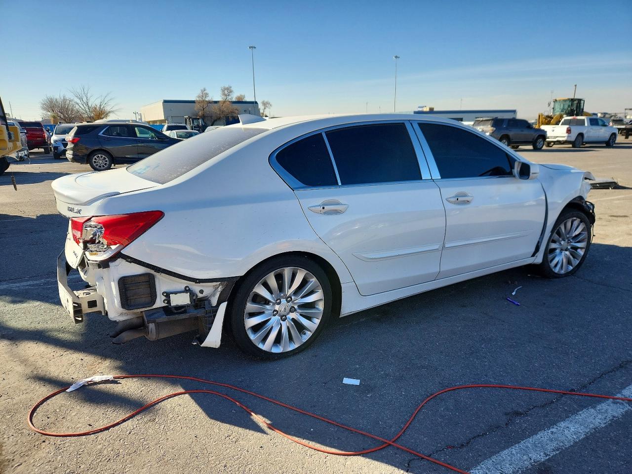 2014 Acura Rlx Tech Белый vin: JH4KC1F55EC004297