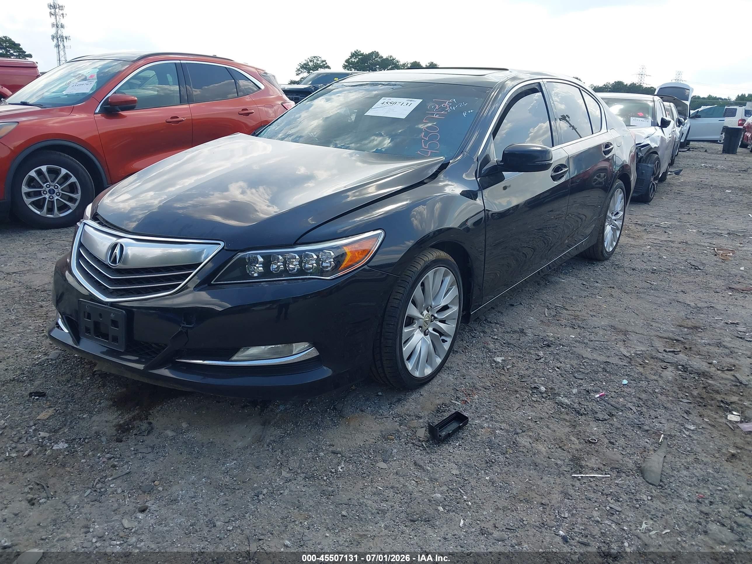 2014 Acura Rlx   Black vin: JH4KC1F56EC007743