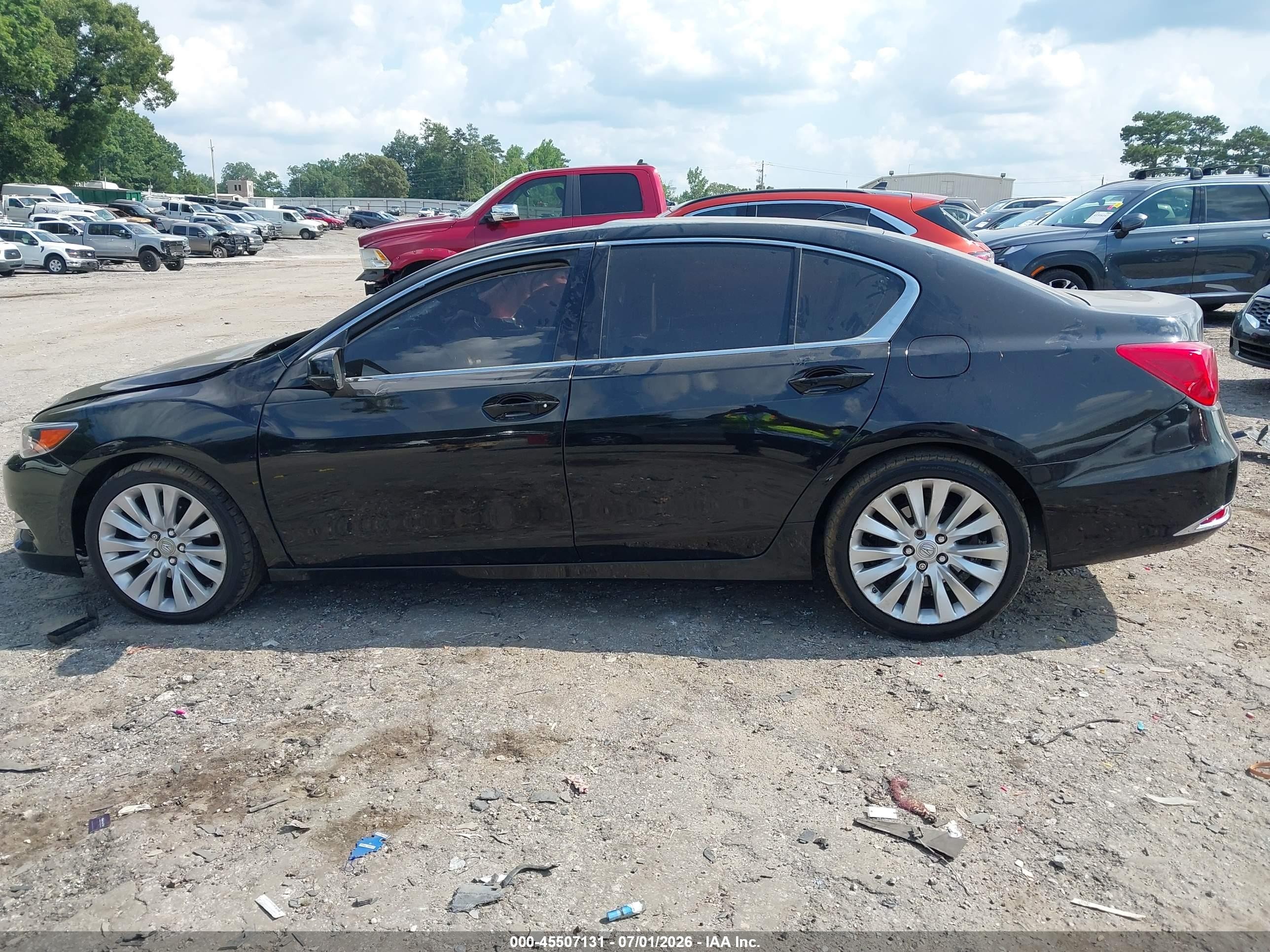 2014 Acura Rlx   Black vin: JH4KC1F56EC007743