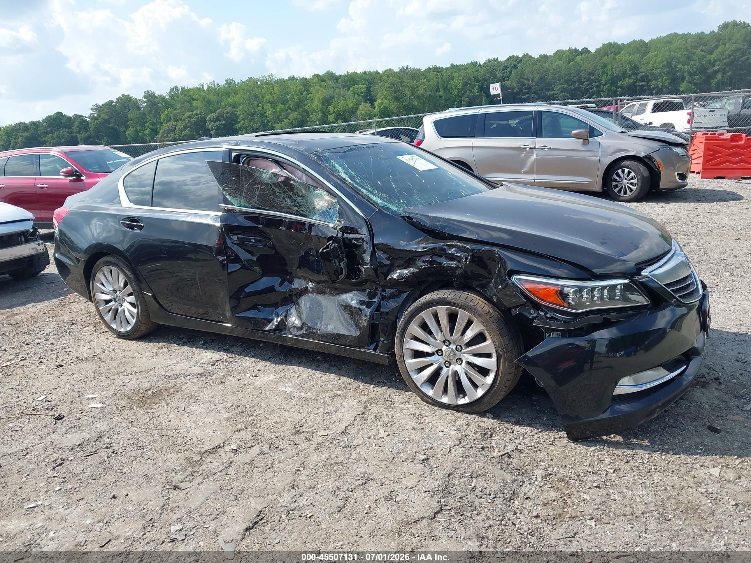 2014 Acura Rlx   Black vin: JH4KC1F56EC007743