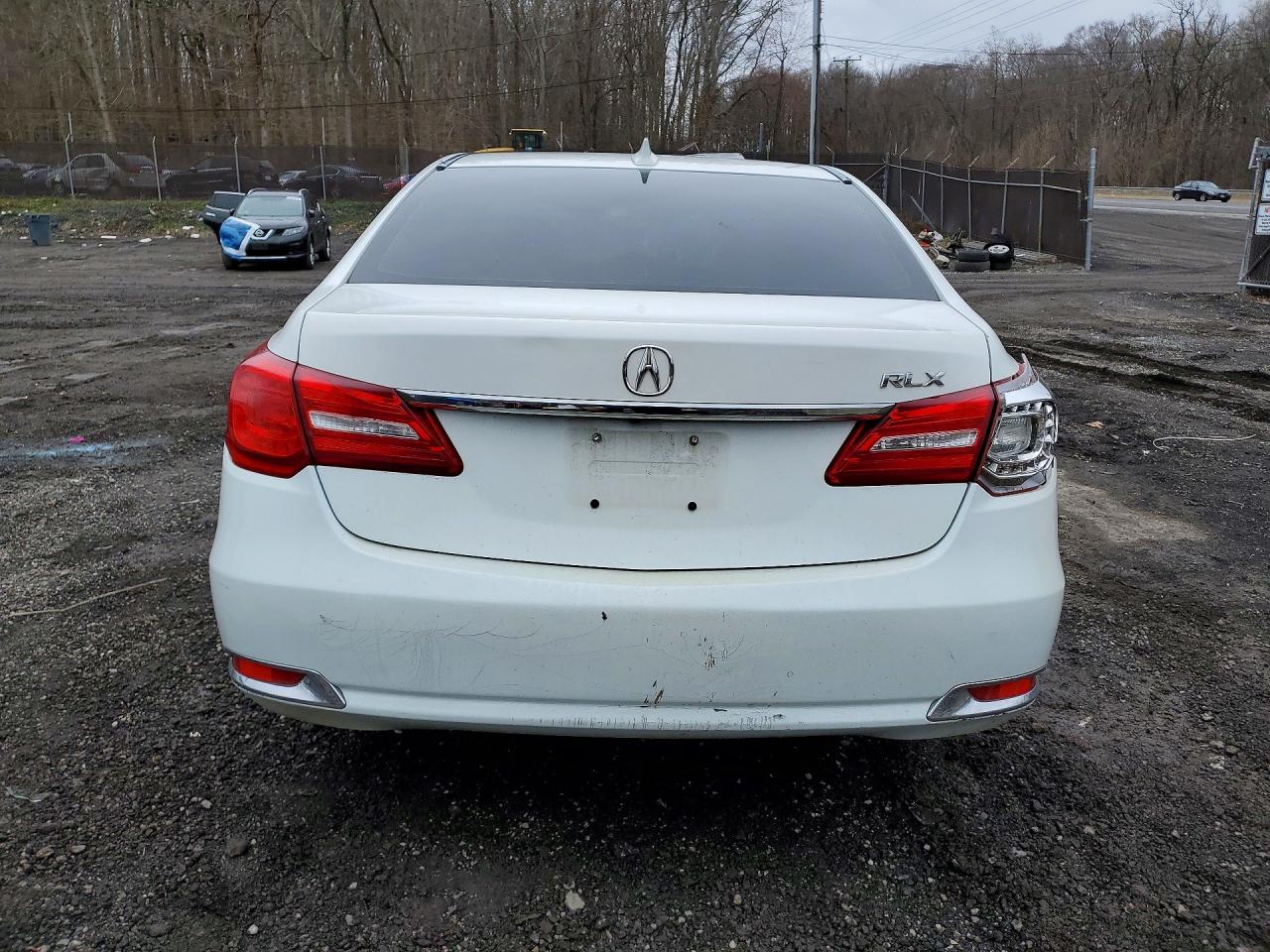 2014 Acura Rlx Tech Белый vin: JH4KC1F57EC003975