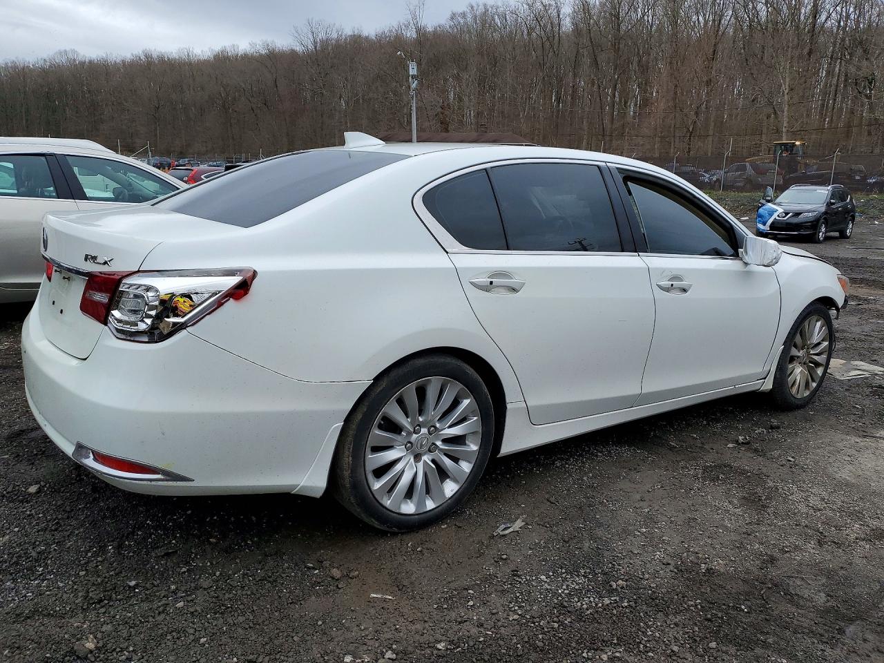 2014 Acura Rlx Tech Белый vin: JH4KC1F57EC003975