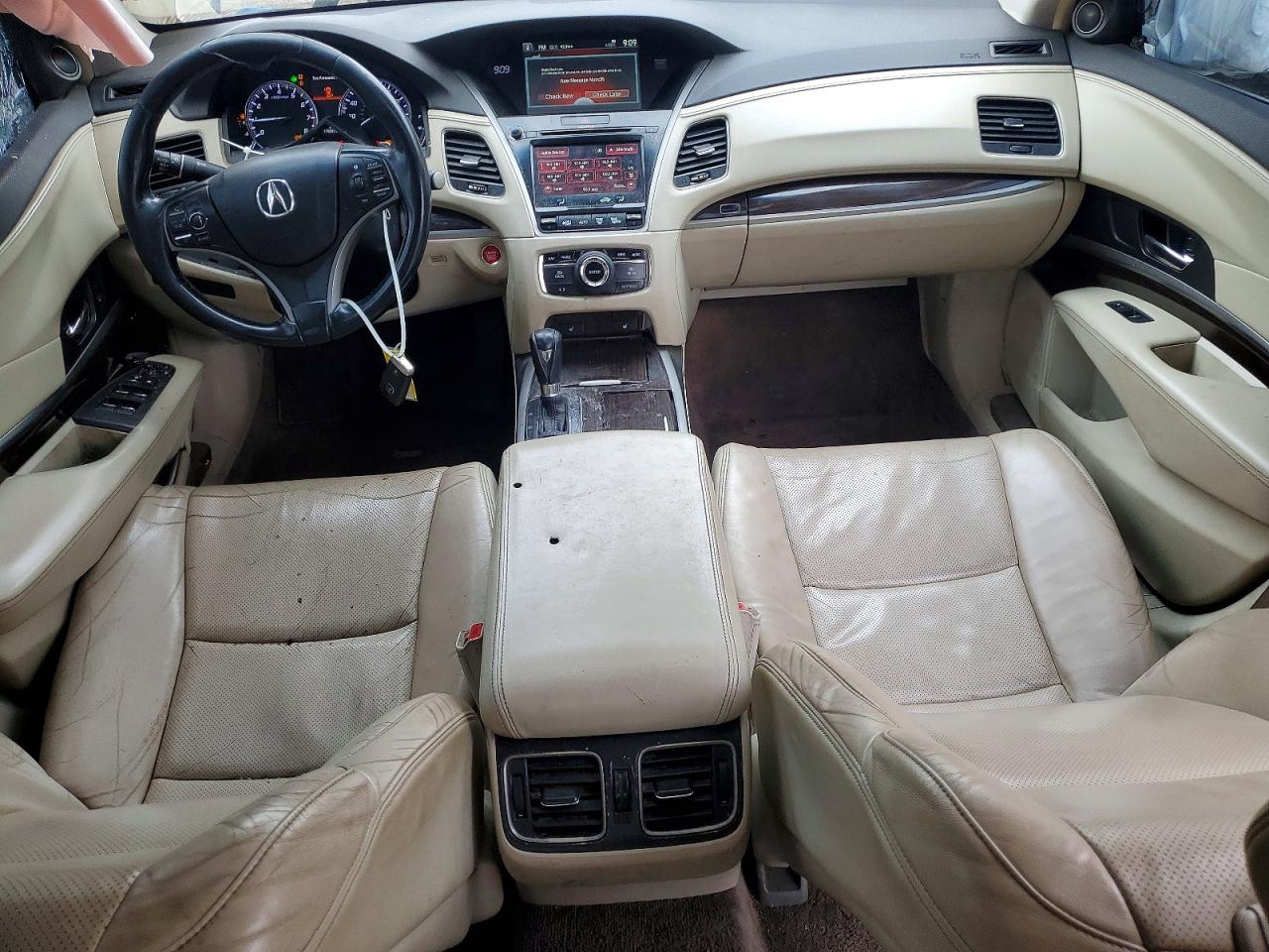 2014 Acura Rlx Tech Белый vin: JH4KC1F57EC003975