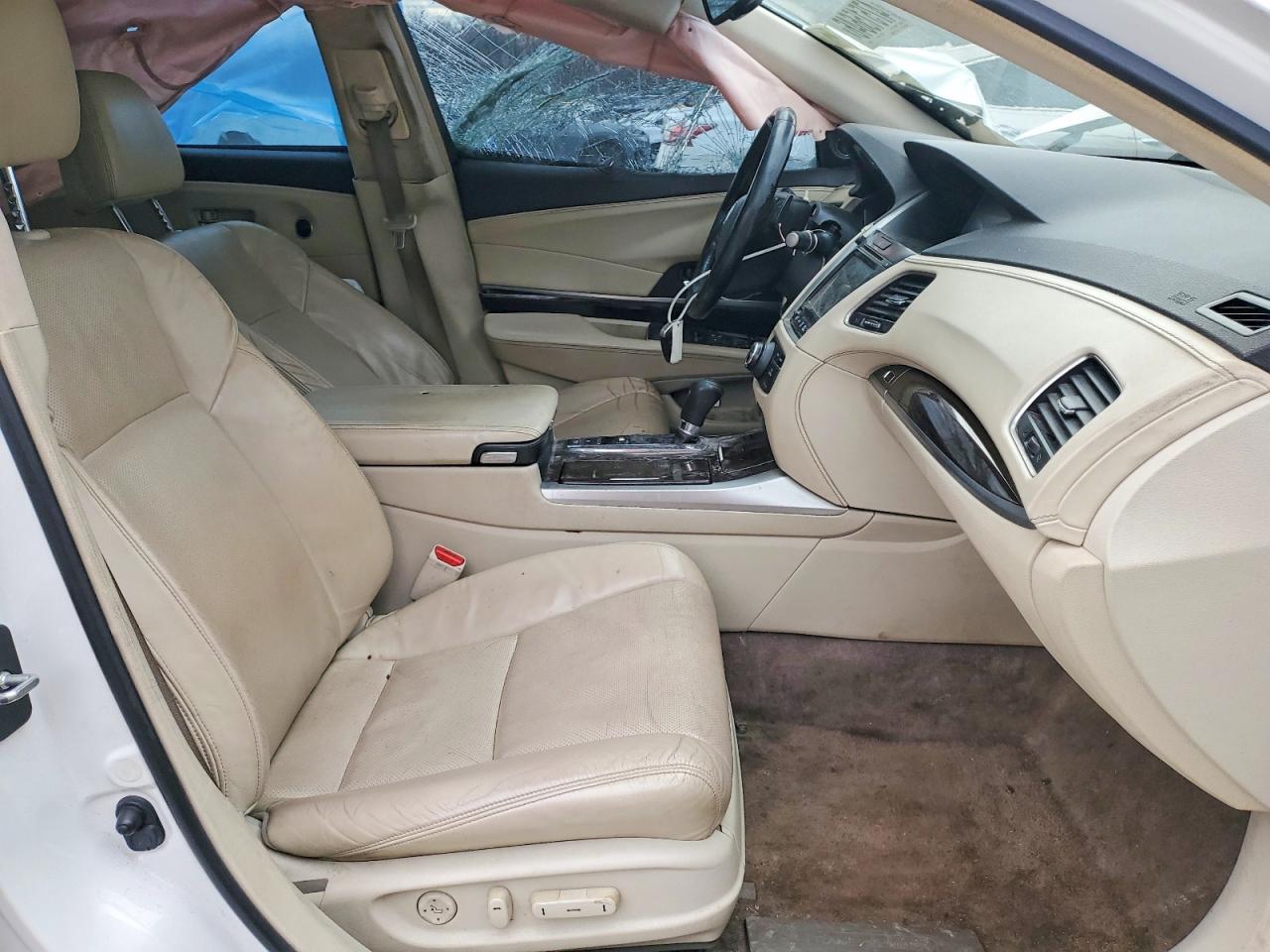 2014 Acura Rlx Tech Белый vin: JH4KC1F57EC003975