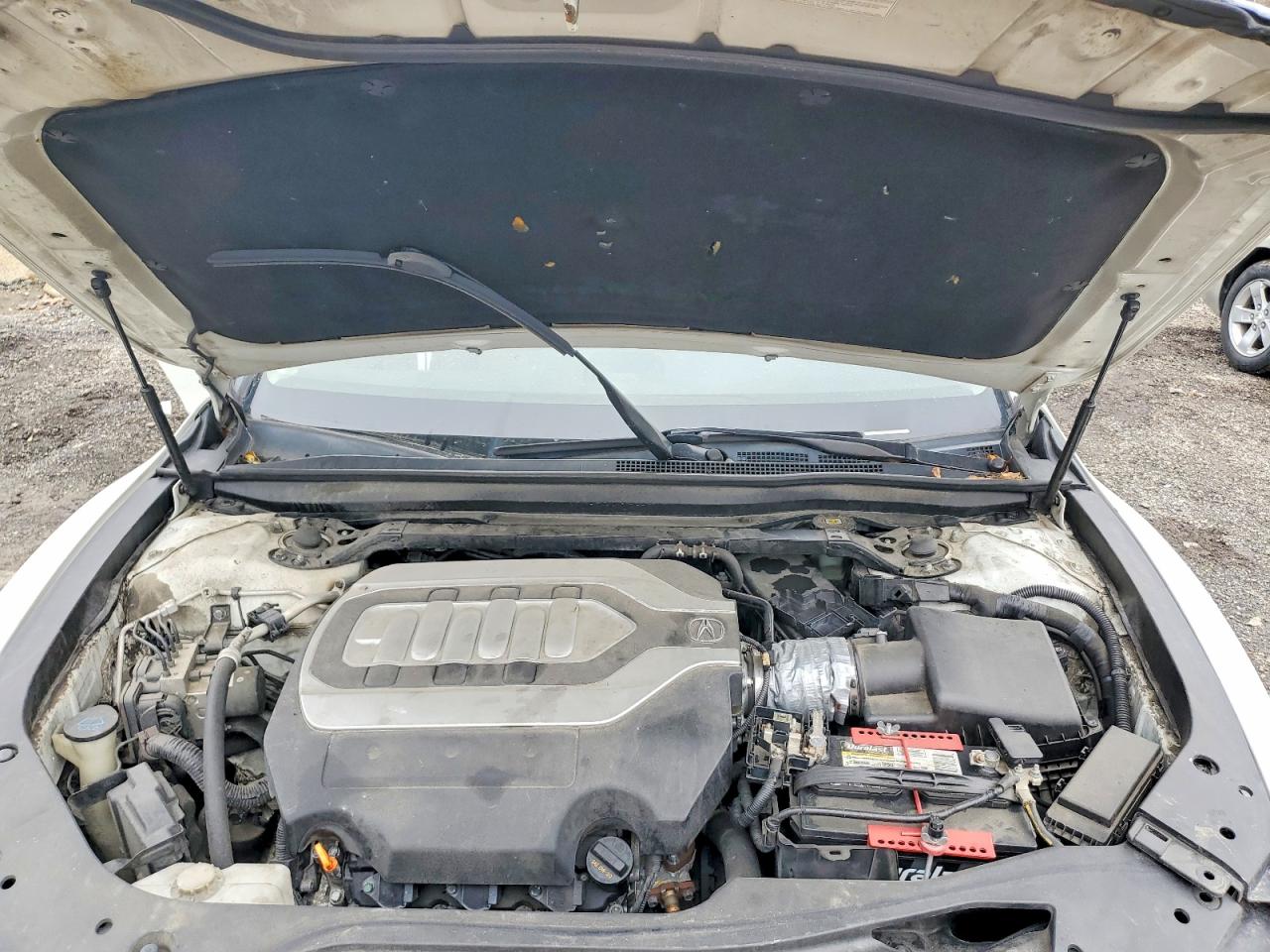 2014 Acura Rlx Tech Белый vin: JH4KC1F57EC003975