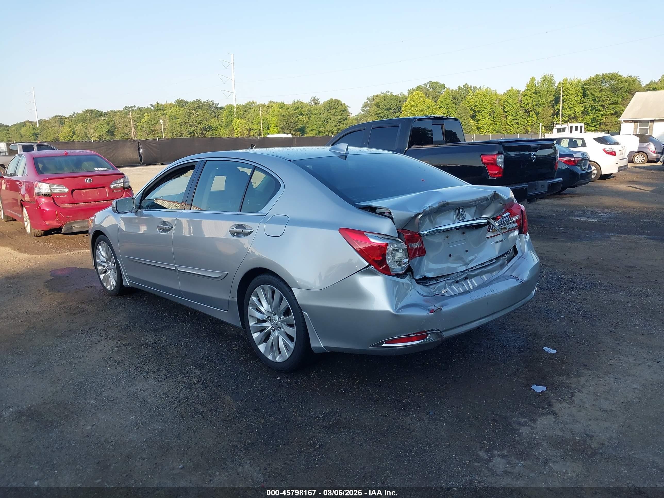 2014 Acura Rlx   Silver vin: JH4KC1F57EC006374