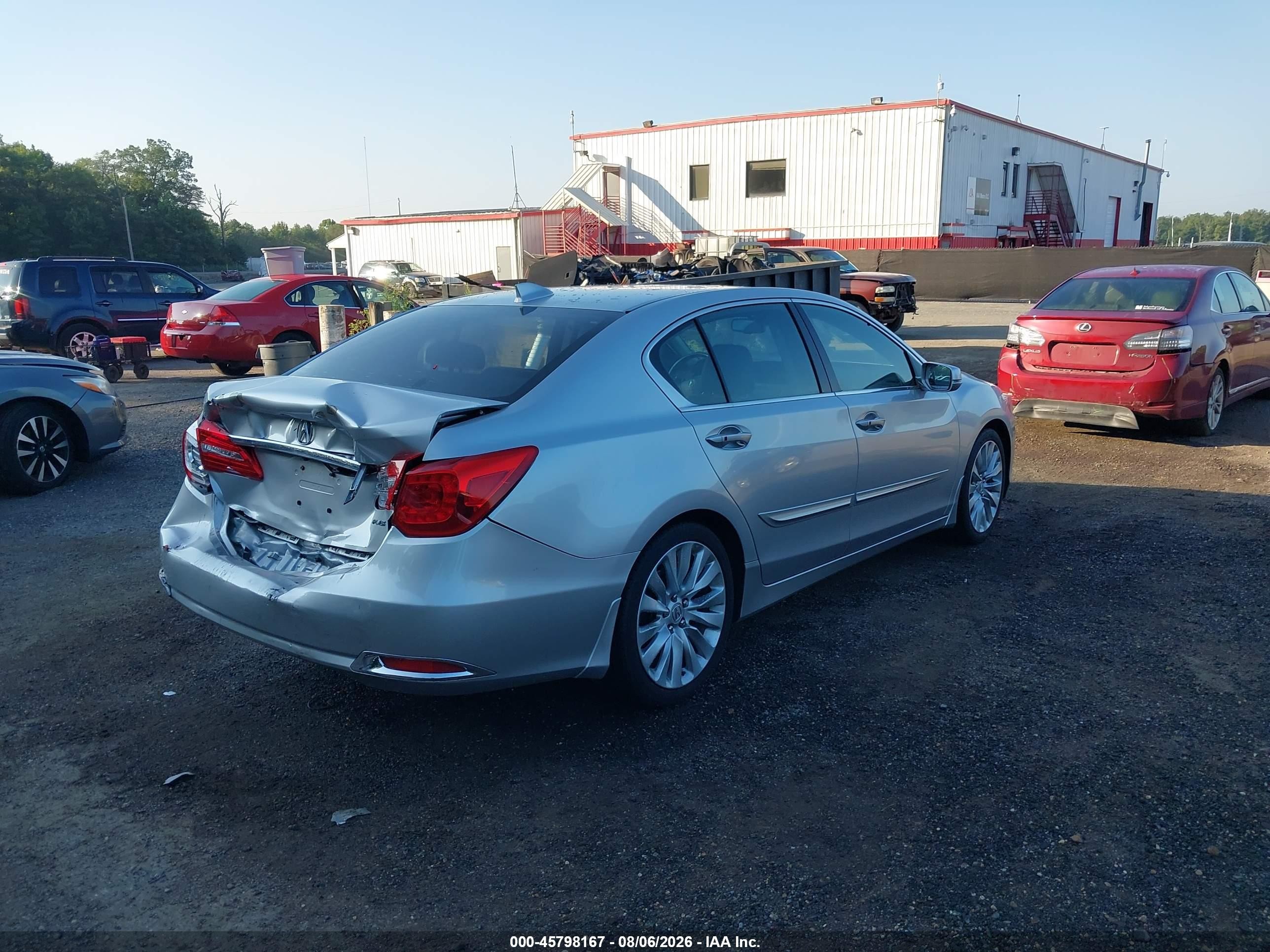 2014 Acura Rlx   Silver vin: JH4KC1F57EC006374