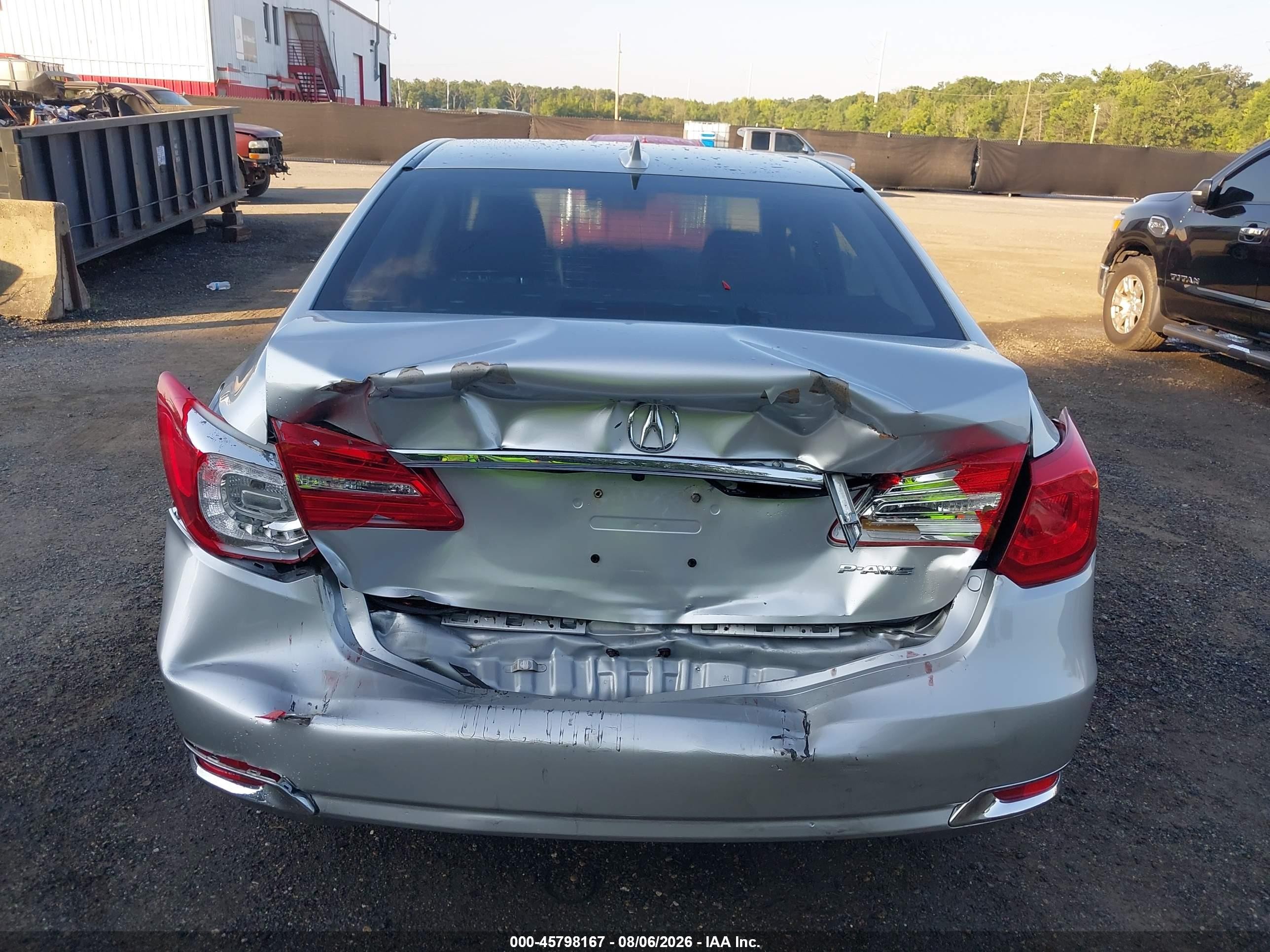 2014 Acura Rlx   Silver vin: JH4KC1F57EC006374