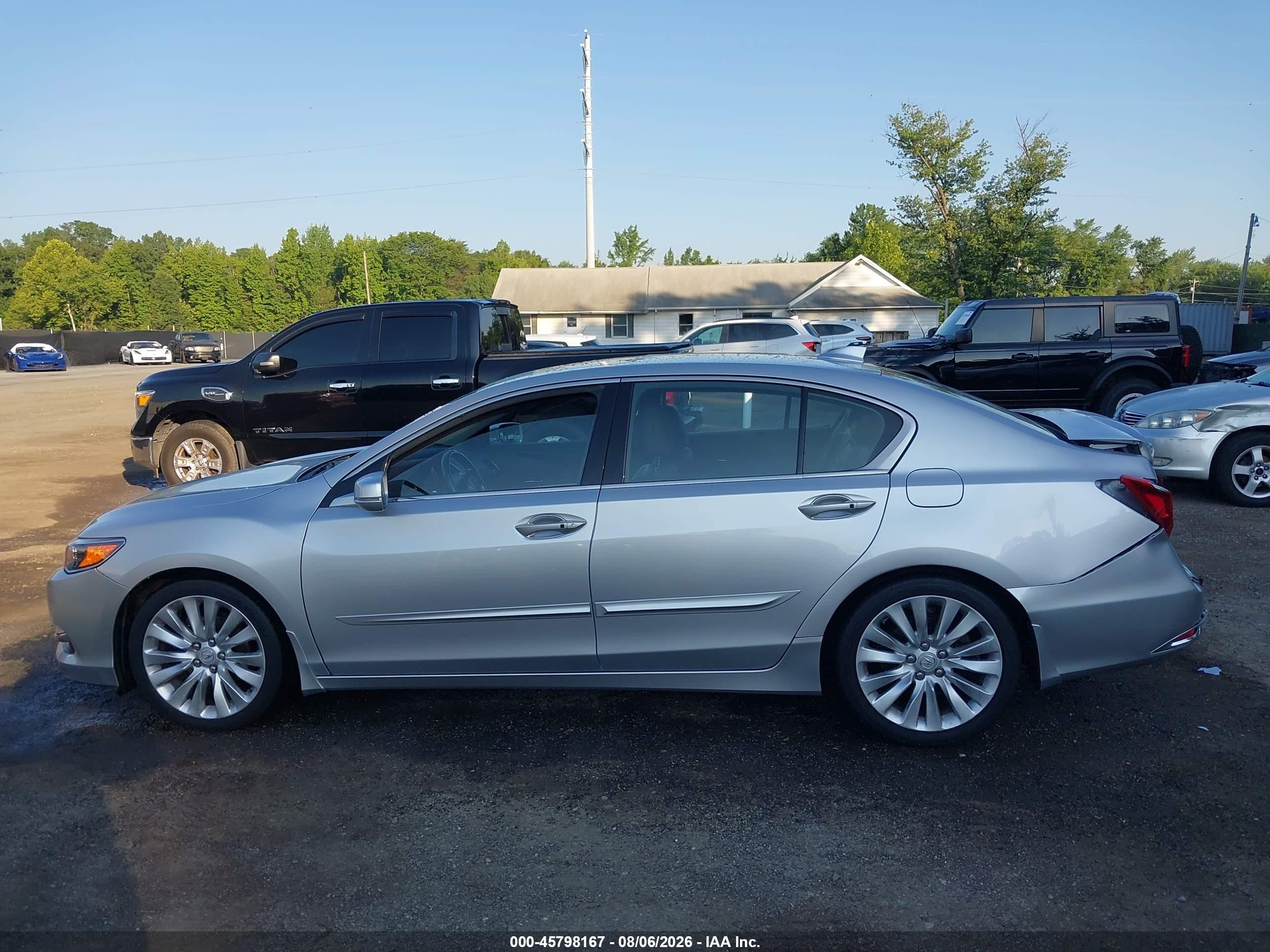 2014 Acura Rlx   Silver vin: JH4KC1F57EC006374