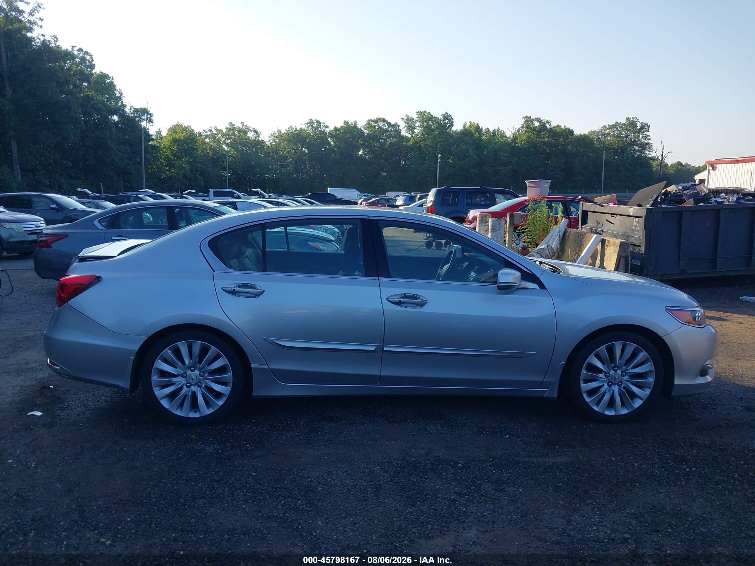 2014 Acura Rlx   Silver vin: JH4KC1F57EC006374
