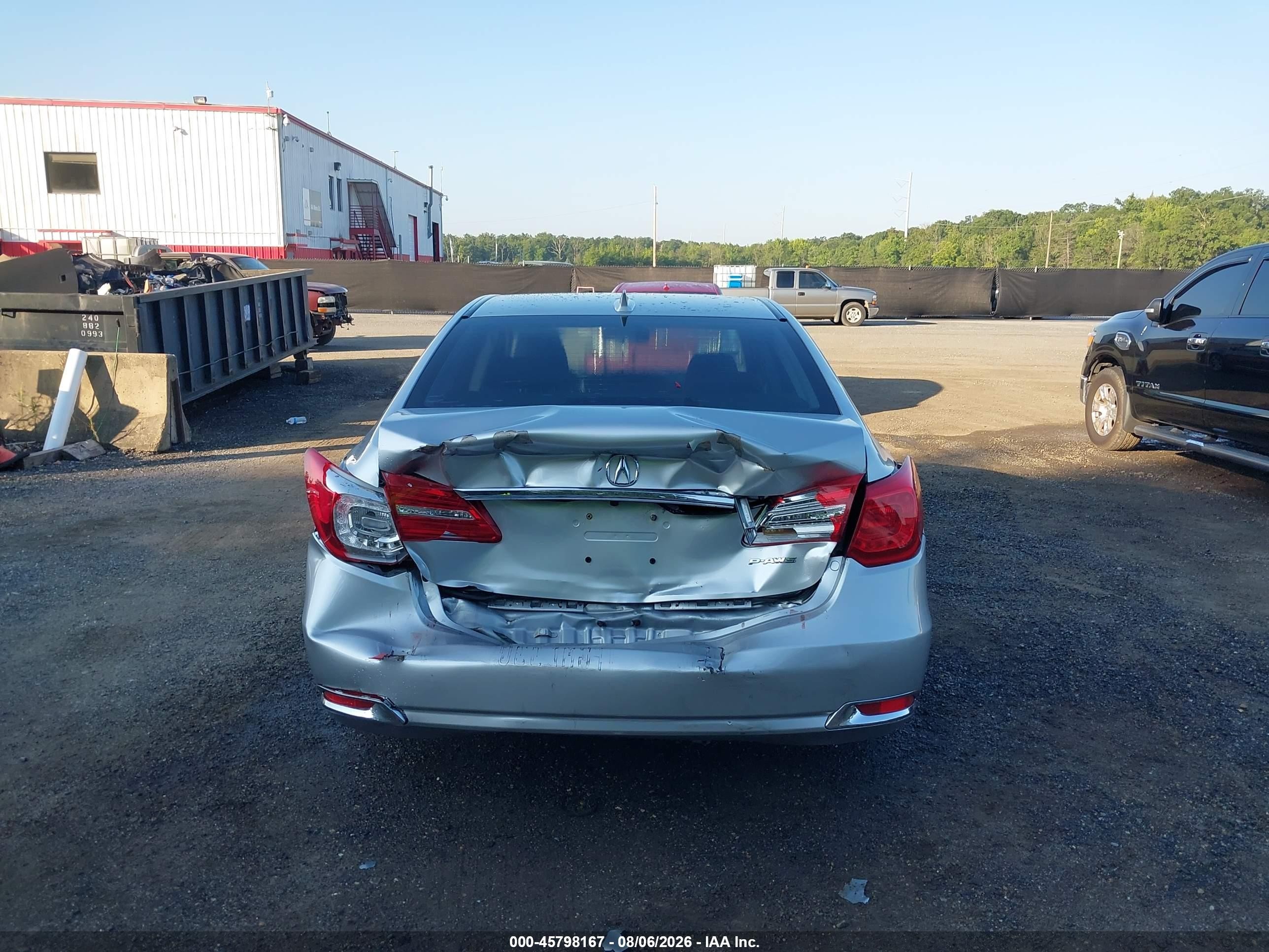2014 Acura Rlx   Silver vin: JH4KC1F57EC006374