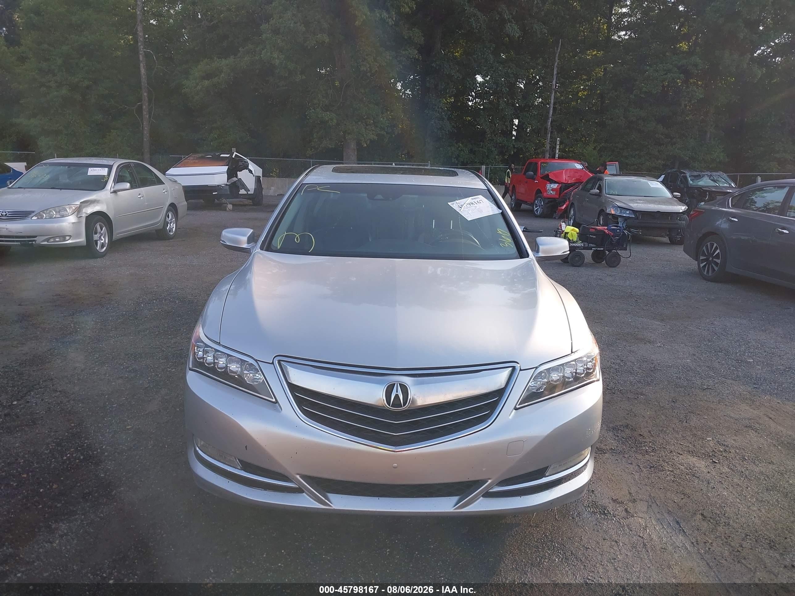 2014 Acura Rlx   Silver vin: JH4KC1F57EC006374