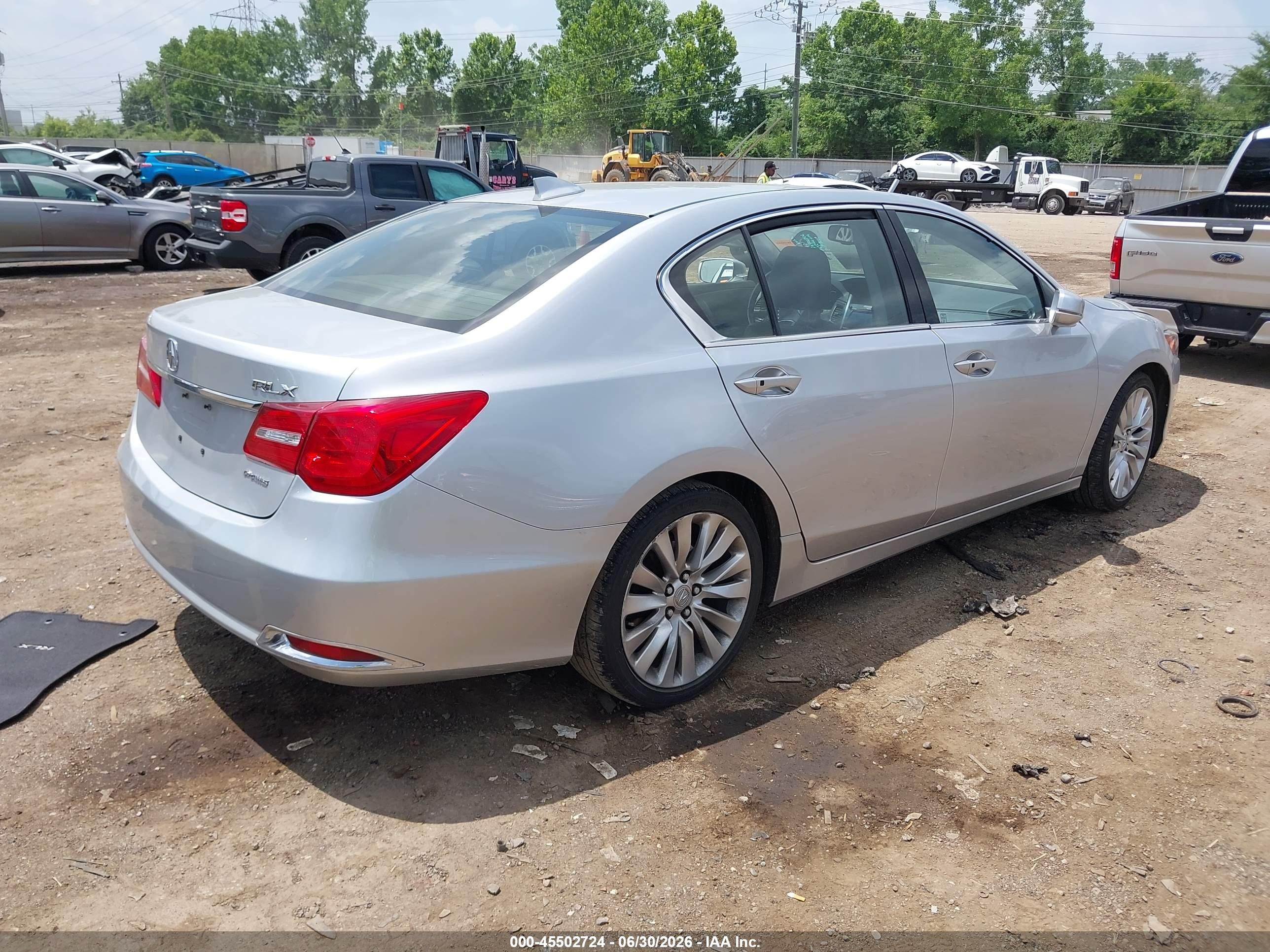 2014 Acura Rlx   Серебряный vin: JH4KC1F59EC007655