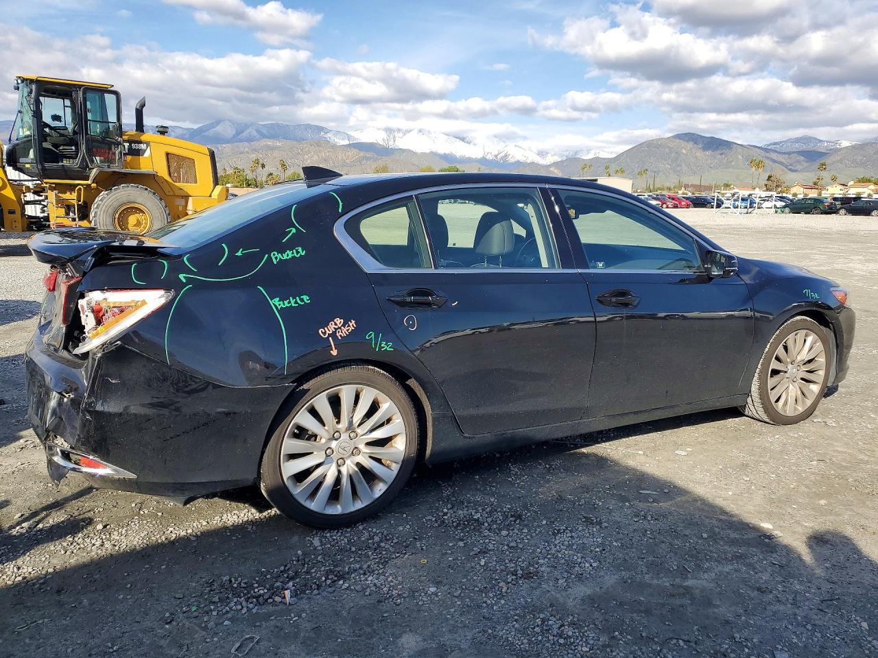 2014 Acura Rlx Tech-audio Black vin: JH4KC1F78EC001766